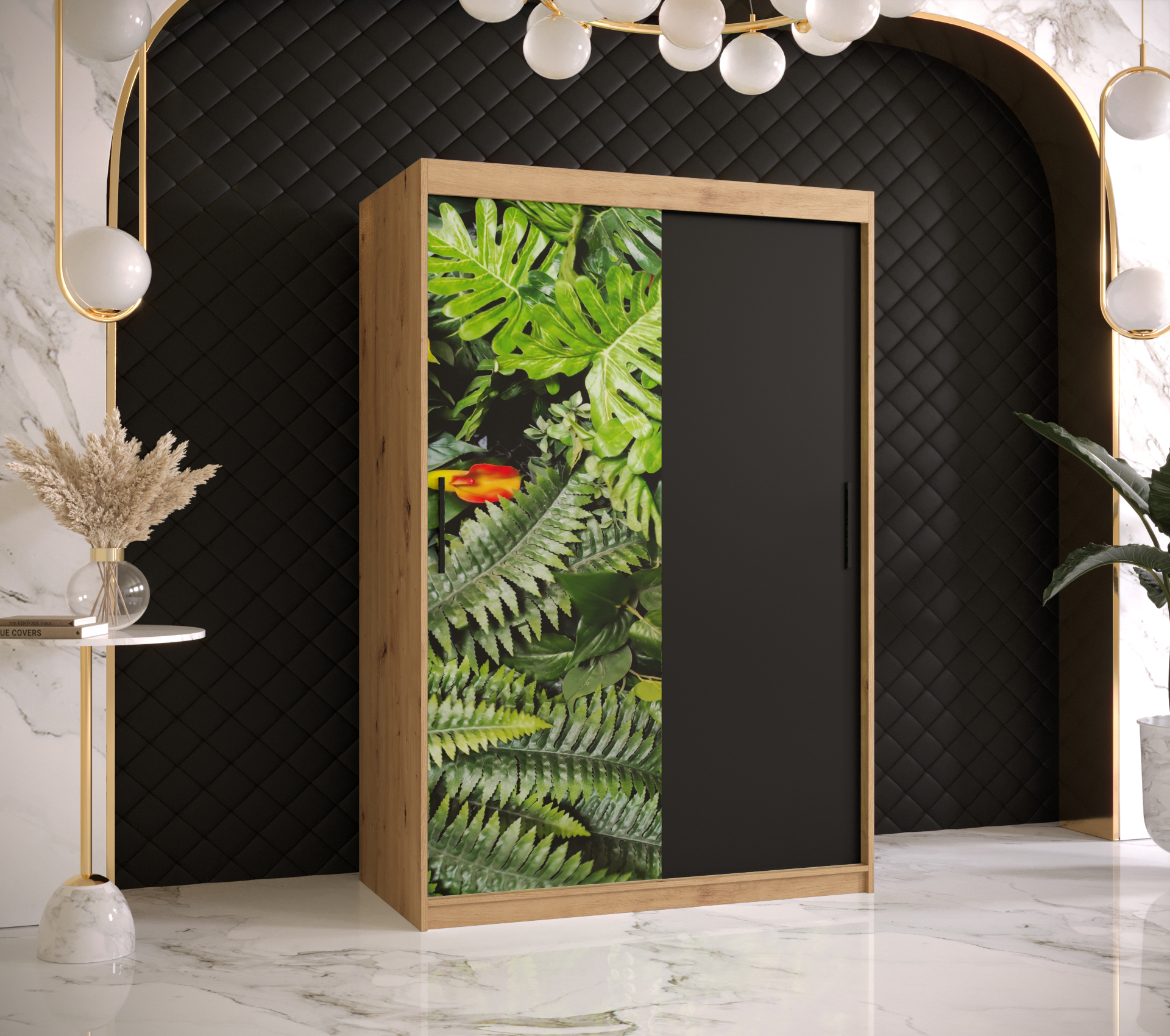 Šatní skříň Abi Paproc Barva korpusu: Dub - Artisan