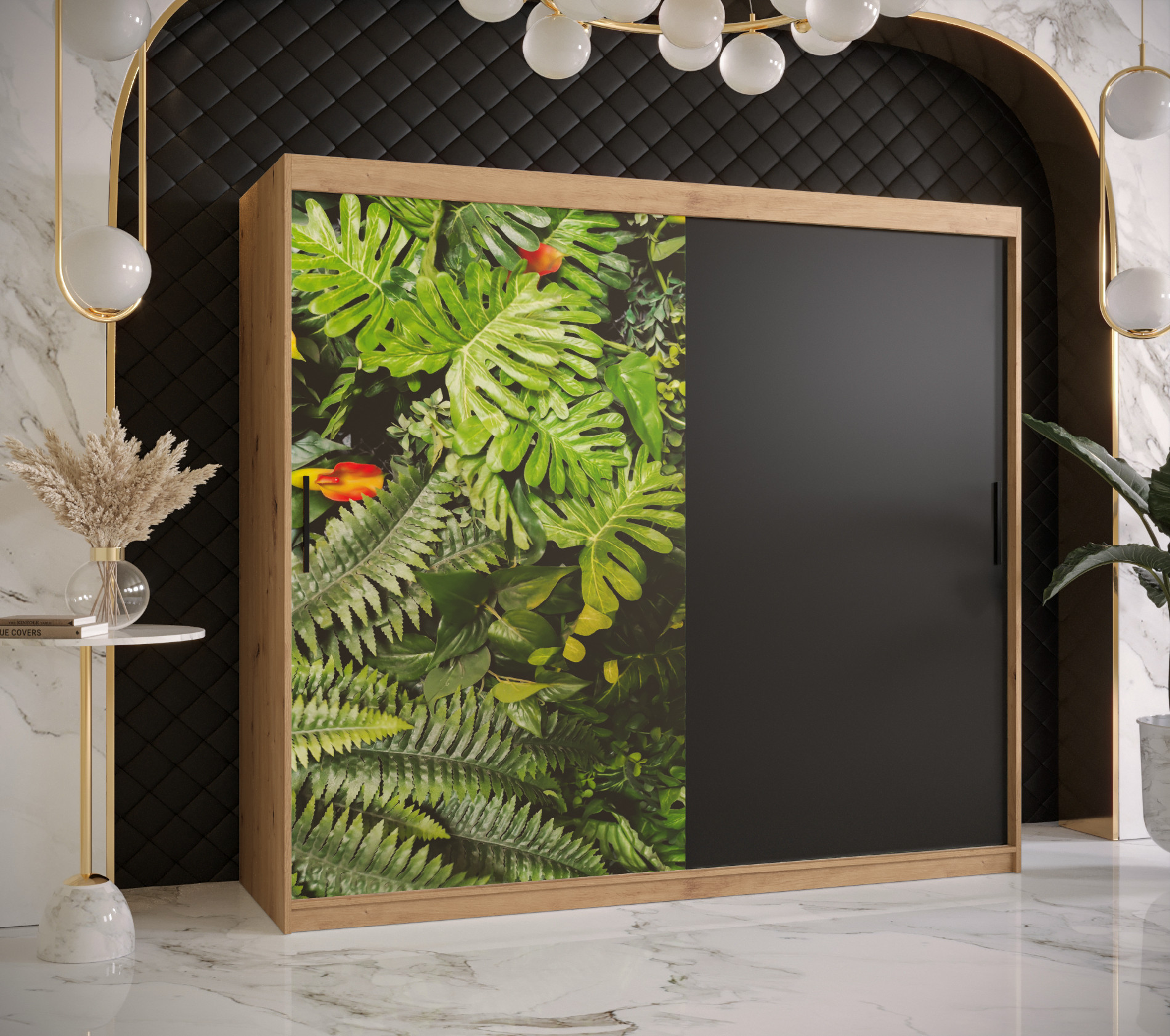 Šatní skříň Abi Paproc Barva korpusu: Dub - Artisan