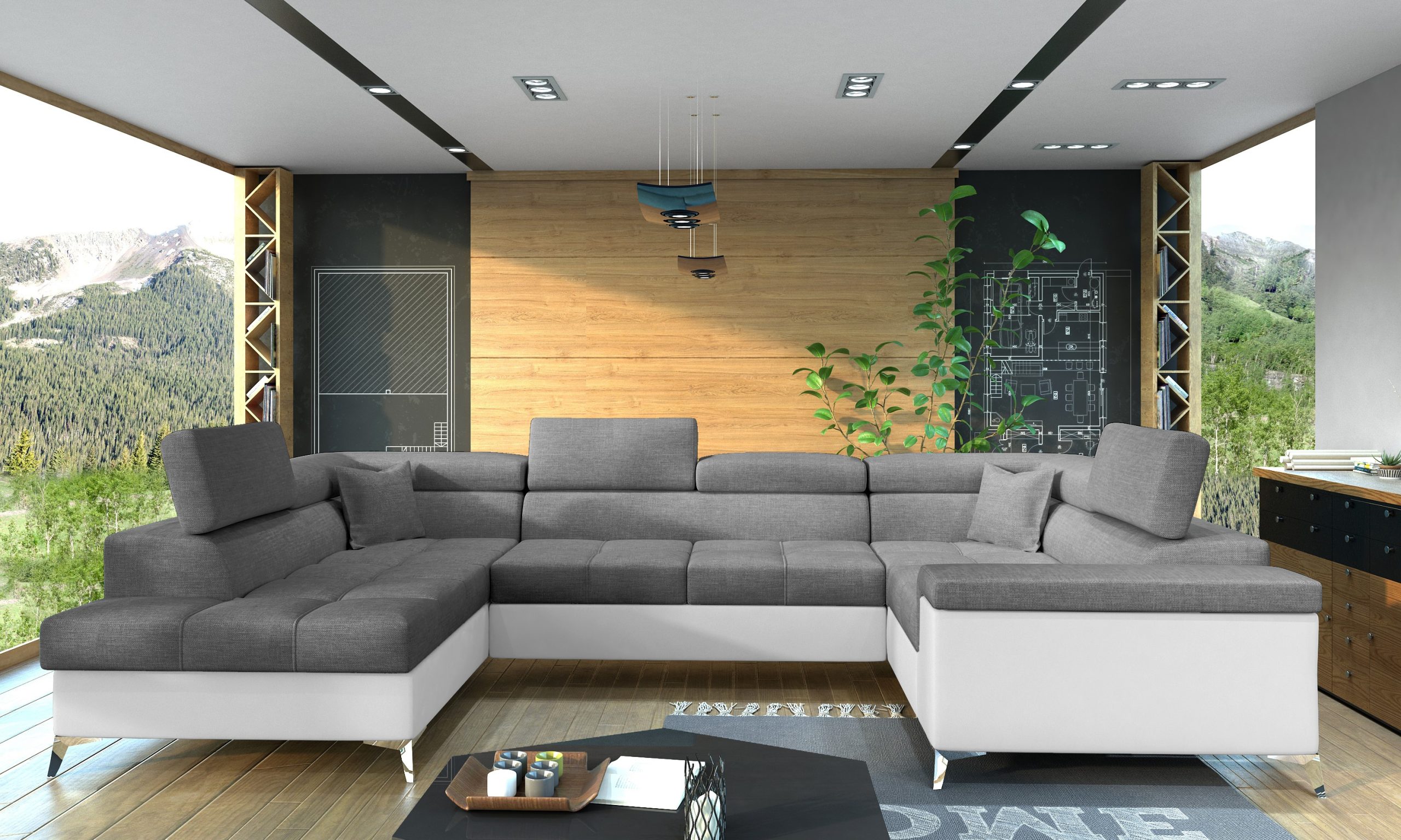 Sedací souprava Thiago Provedení: Levá U