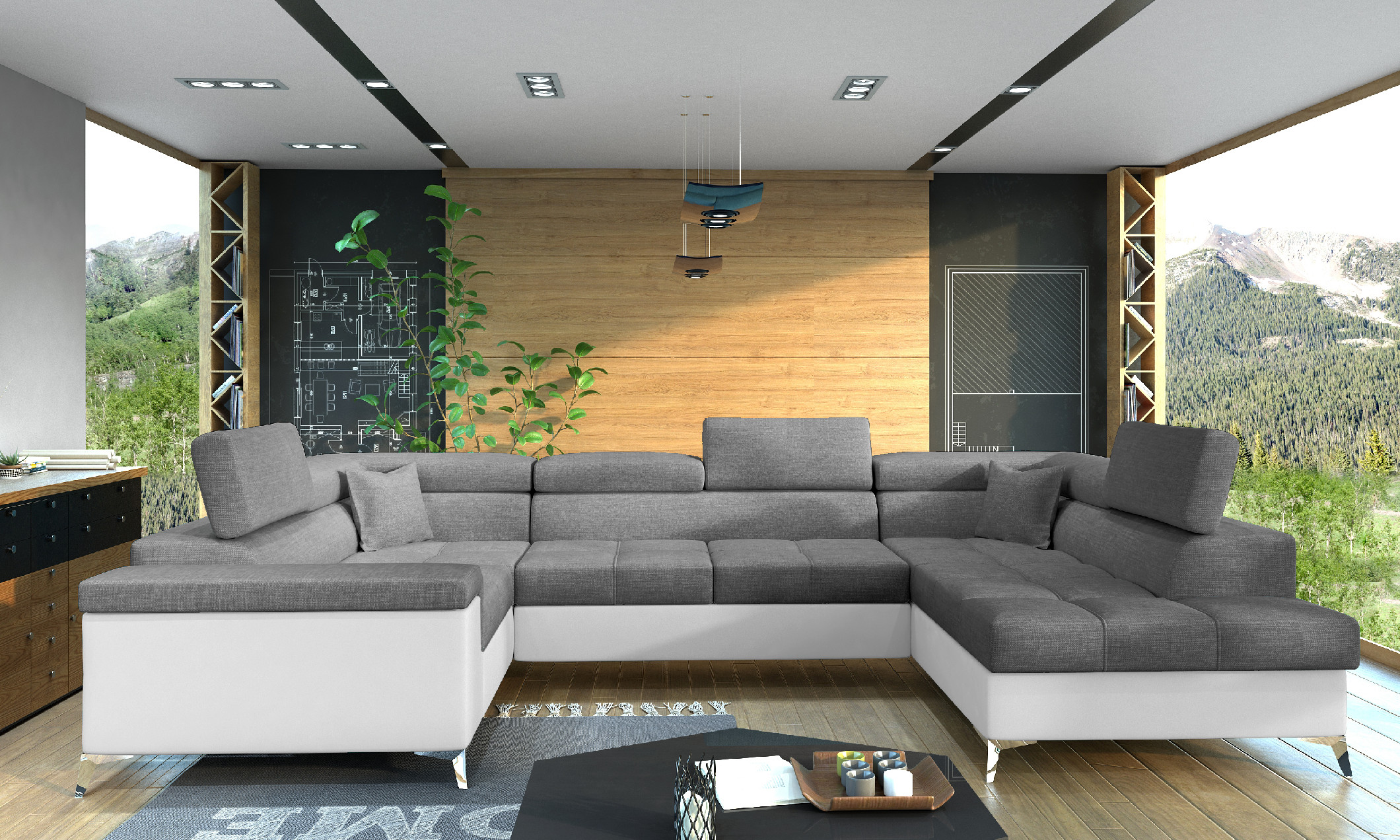 Sedací souprava Thiago Provedení: Pravá U