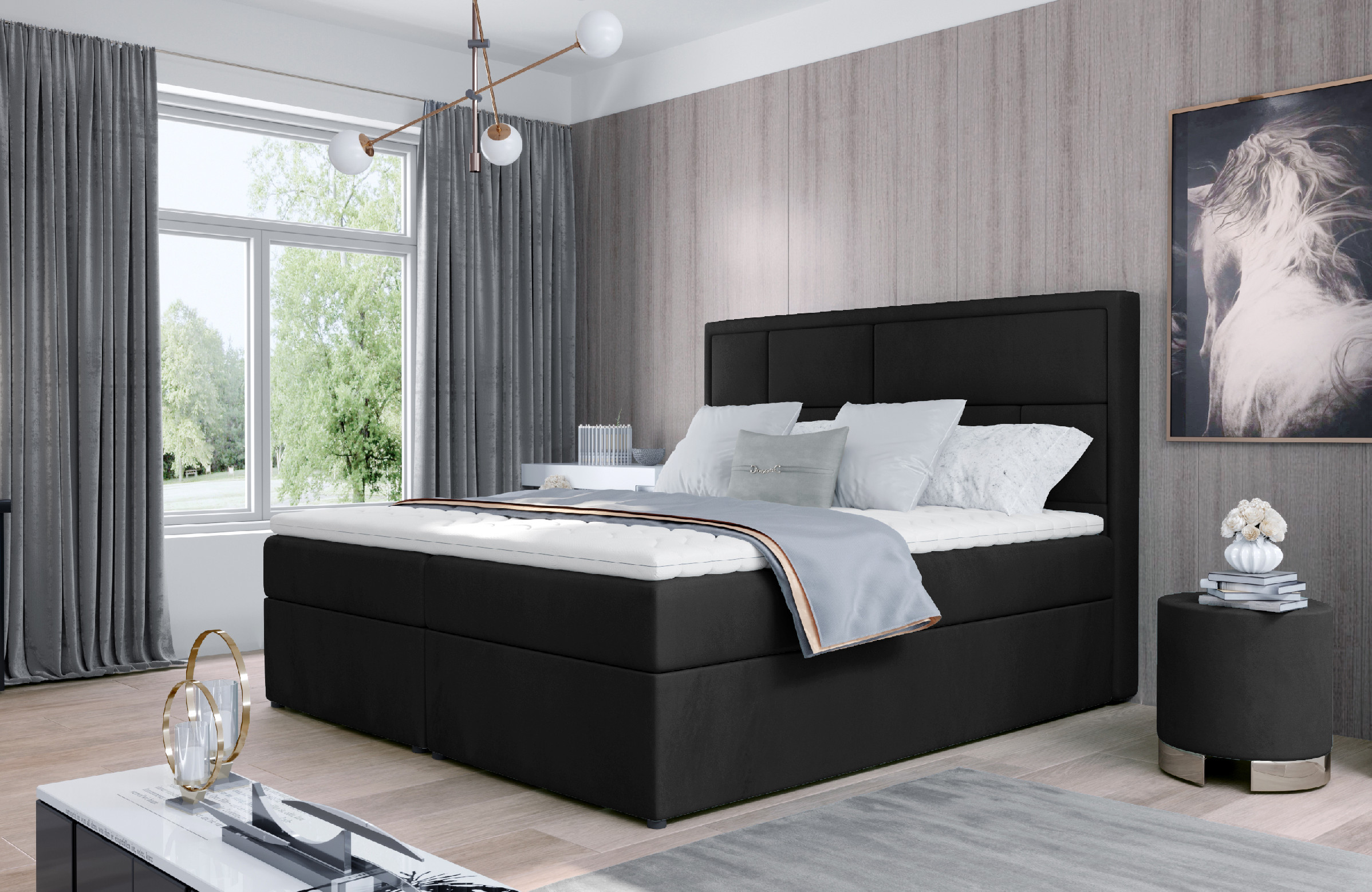 Boxspring Meron Rozměr: 140 x 200 cm