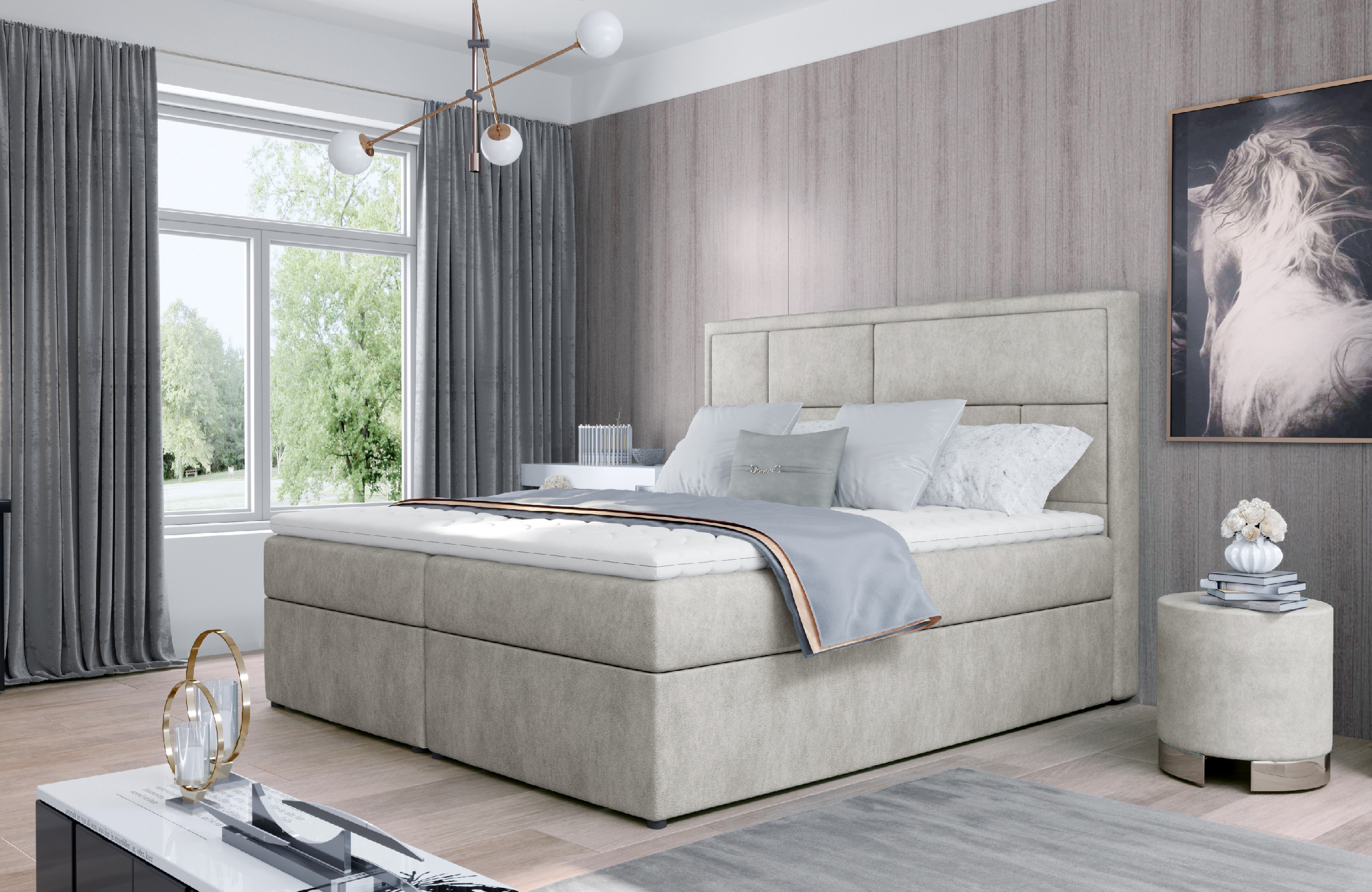 Boxspring Meron Rozměr: 160x200 cm