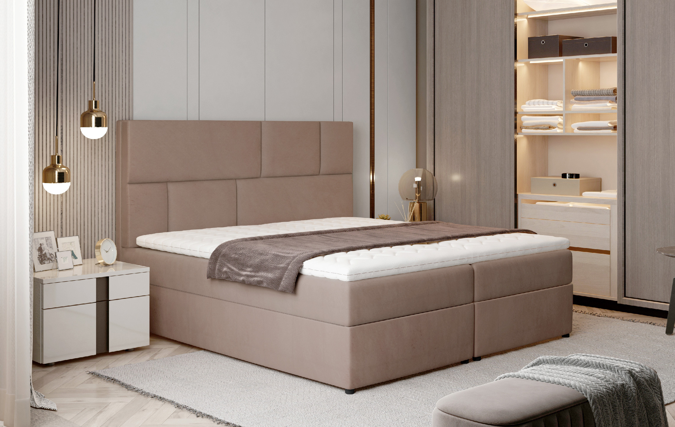 Boxspring Florence Rozměr: 145x210 cm
