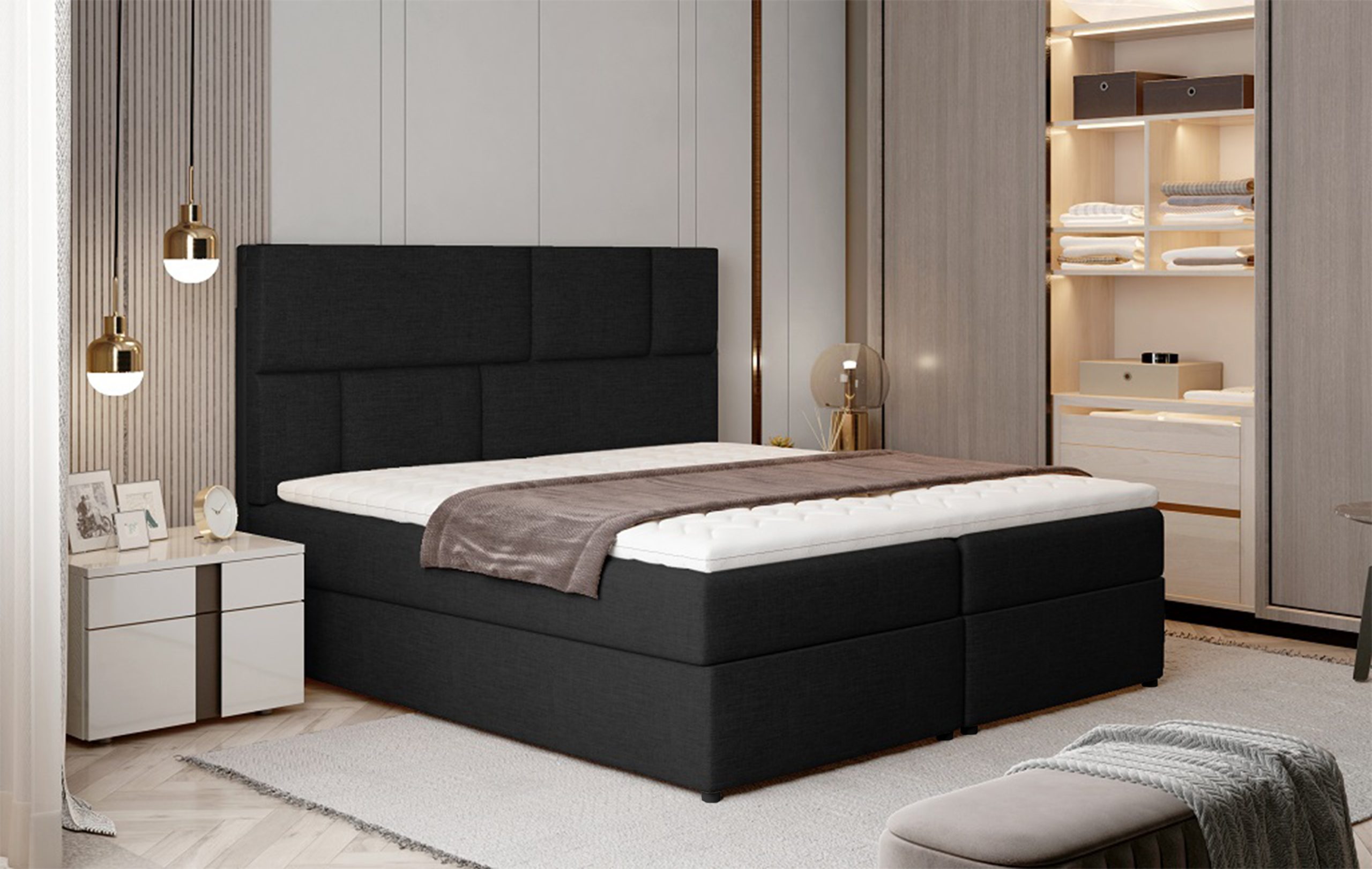 Boxspring Florence Rozměr: 185x210 cm