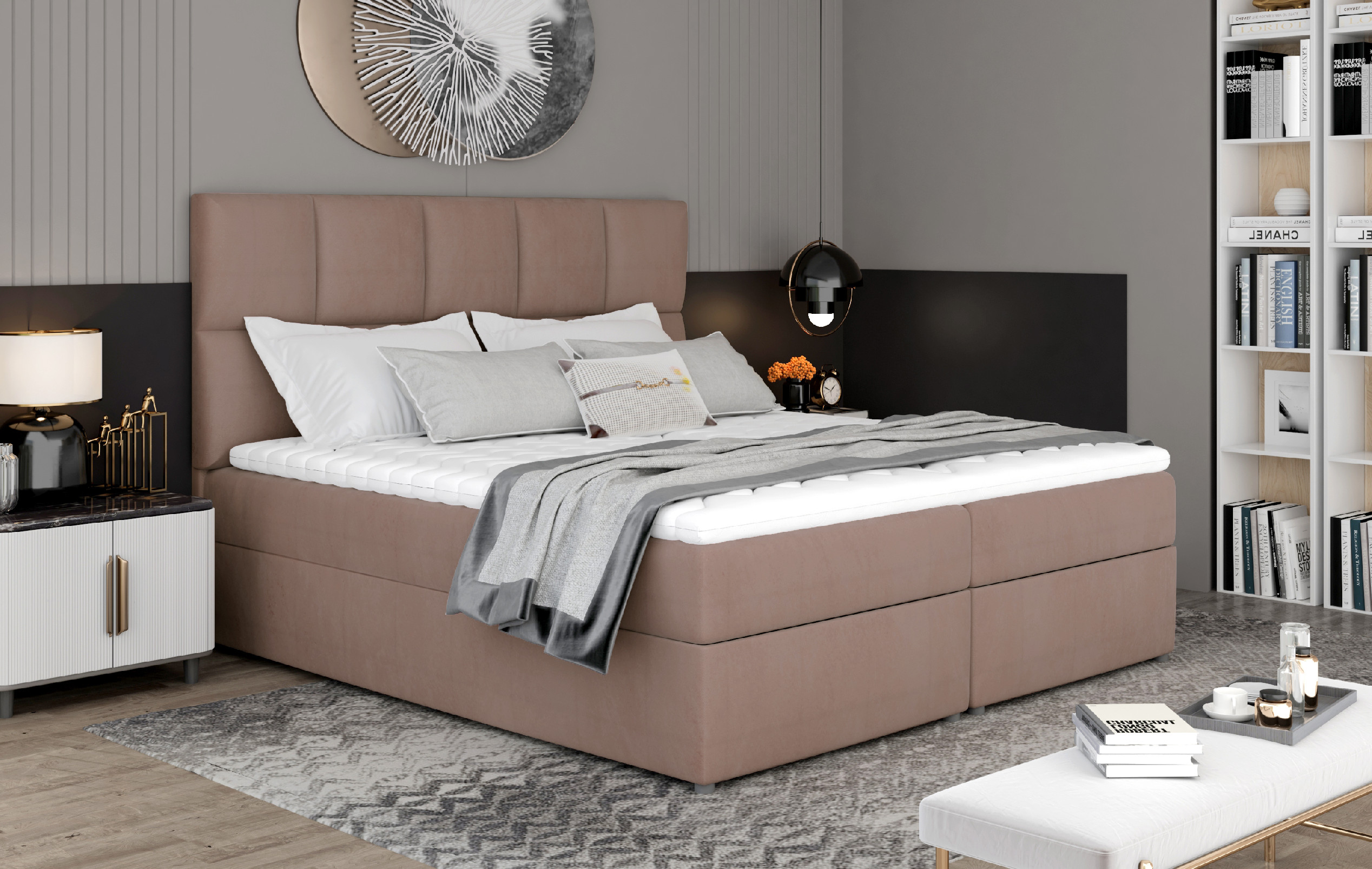 Boxspring Glossy Rozměr: 185x210 cm
