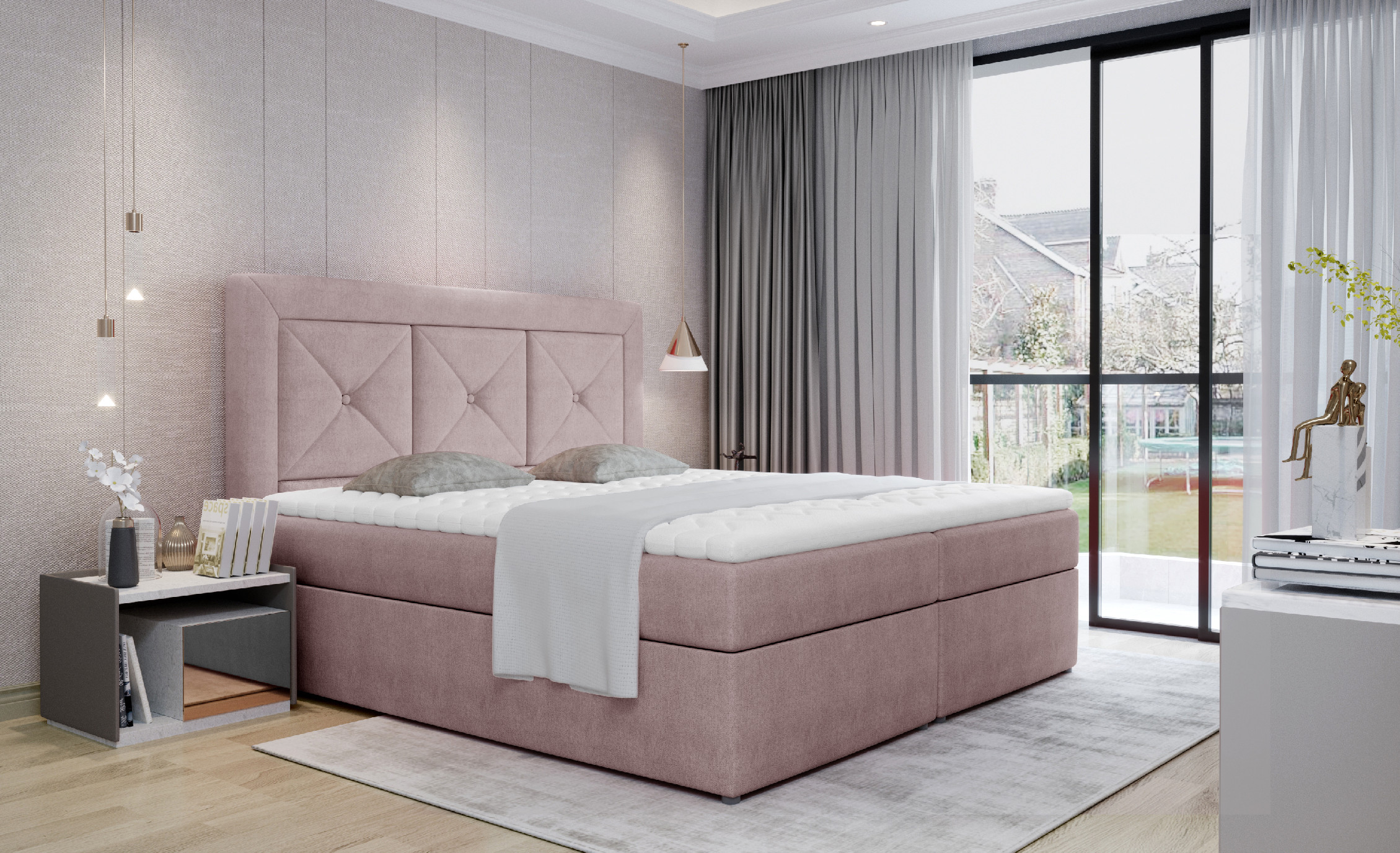 Boxspring Idris Rozměr: 140 x 200 cm