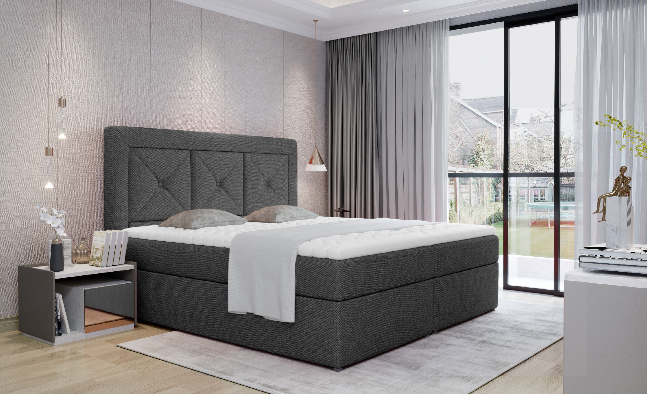 Boxspring Idris Rozměr: 160x200 cm