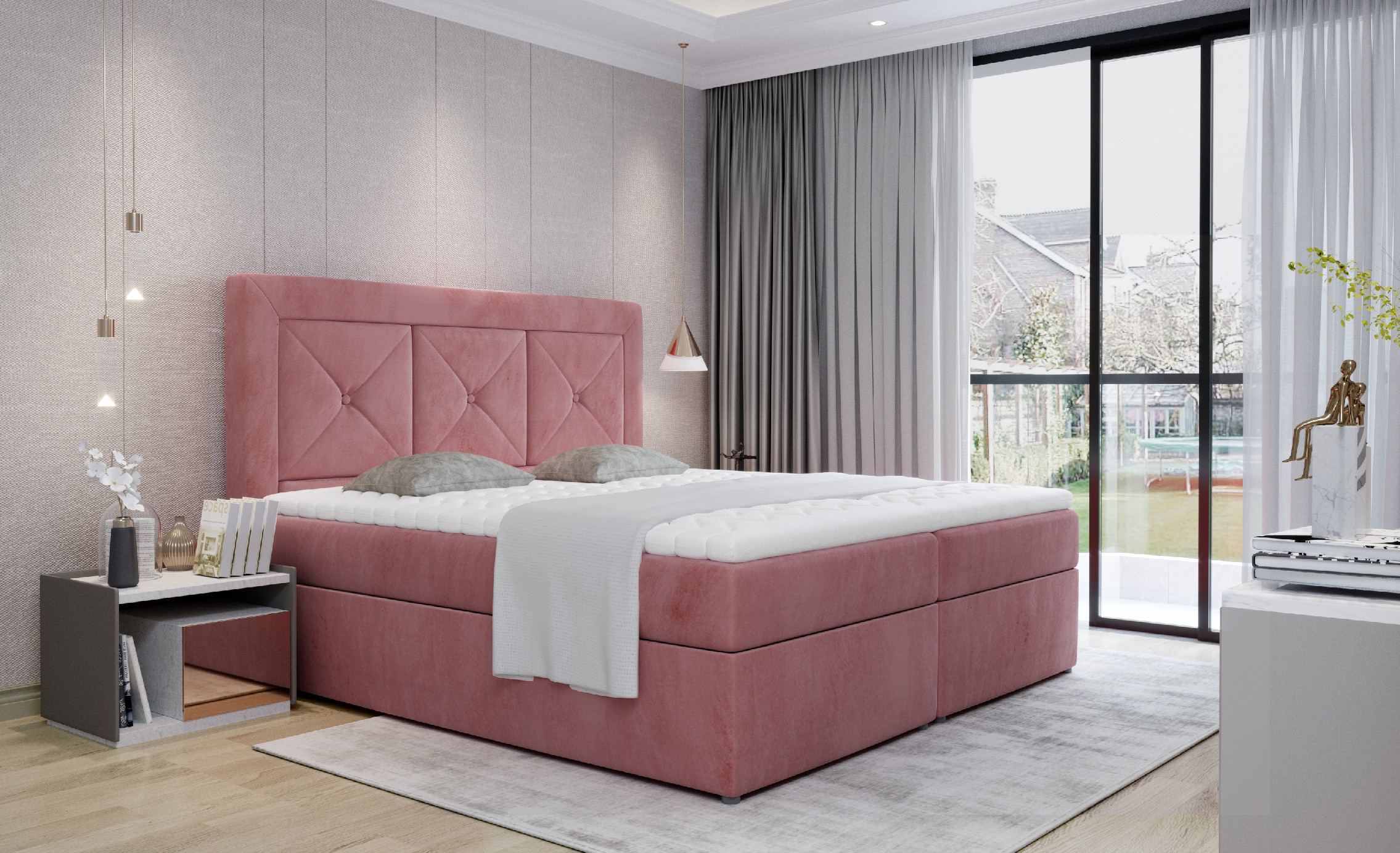 Boxspring Idris Rozměr: 160x200 cm
