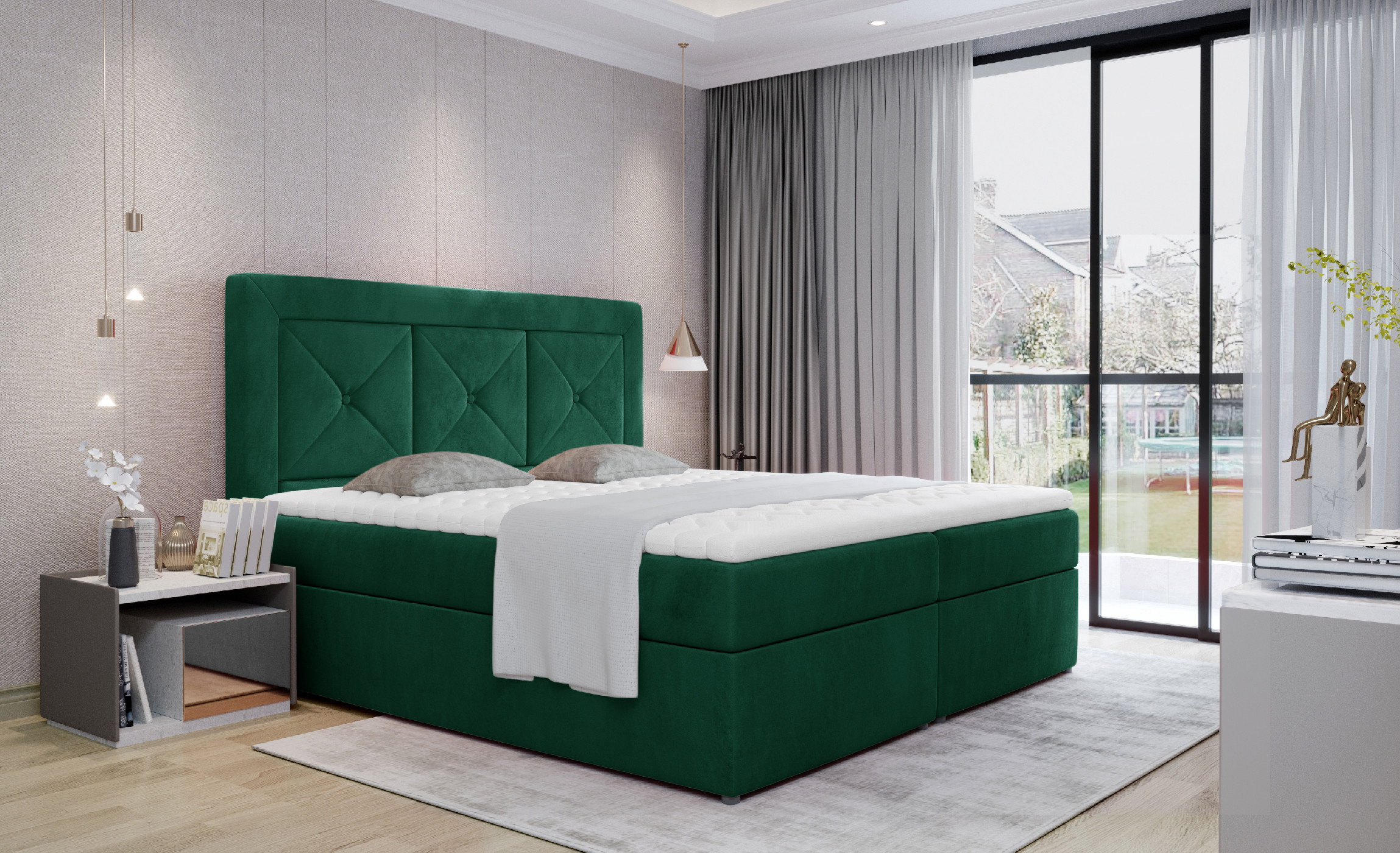 Boxspring Idris Rozměr: 160x200 cm