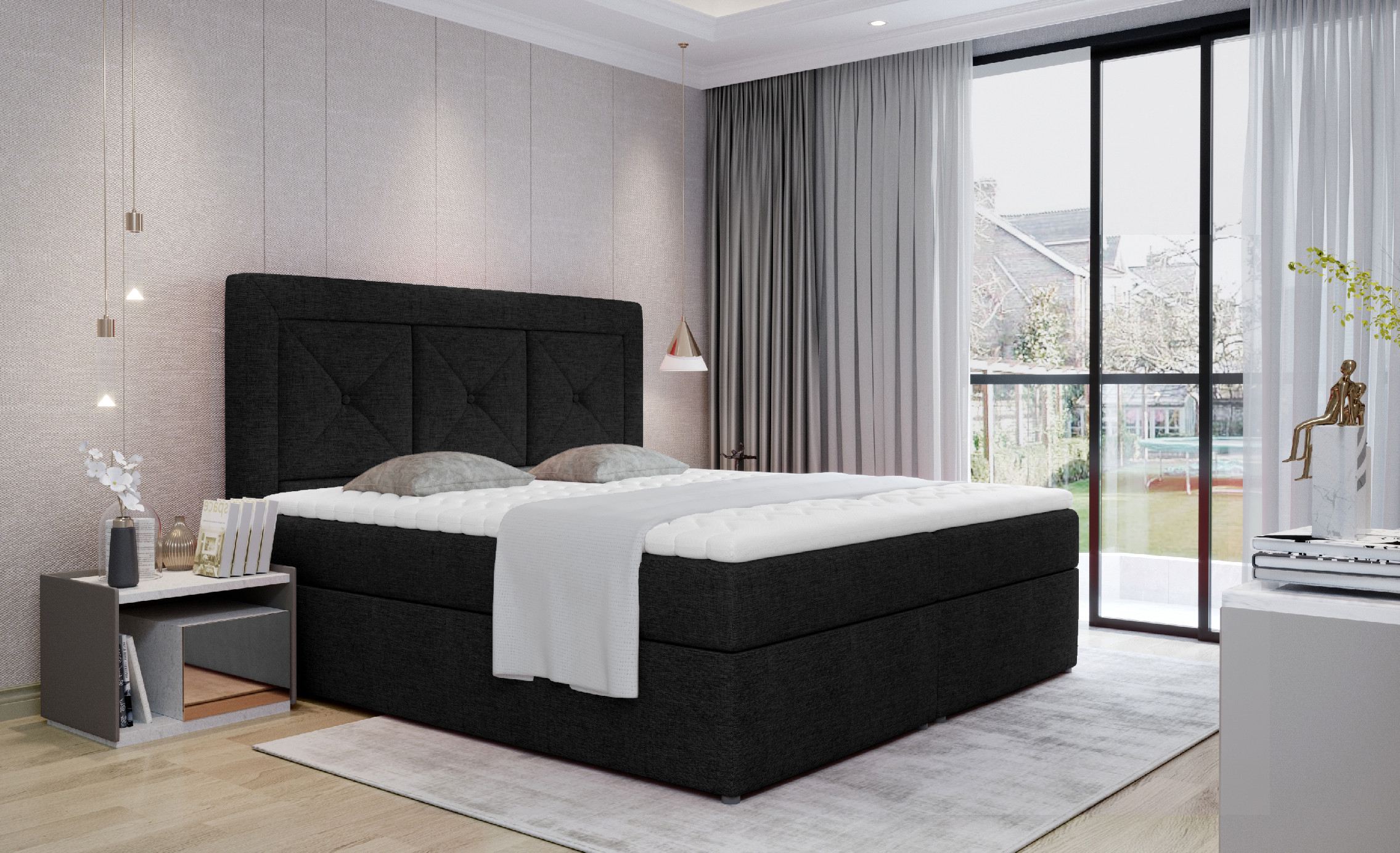 Boxspring Idris Rozměr: 160x200 cm