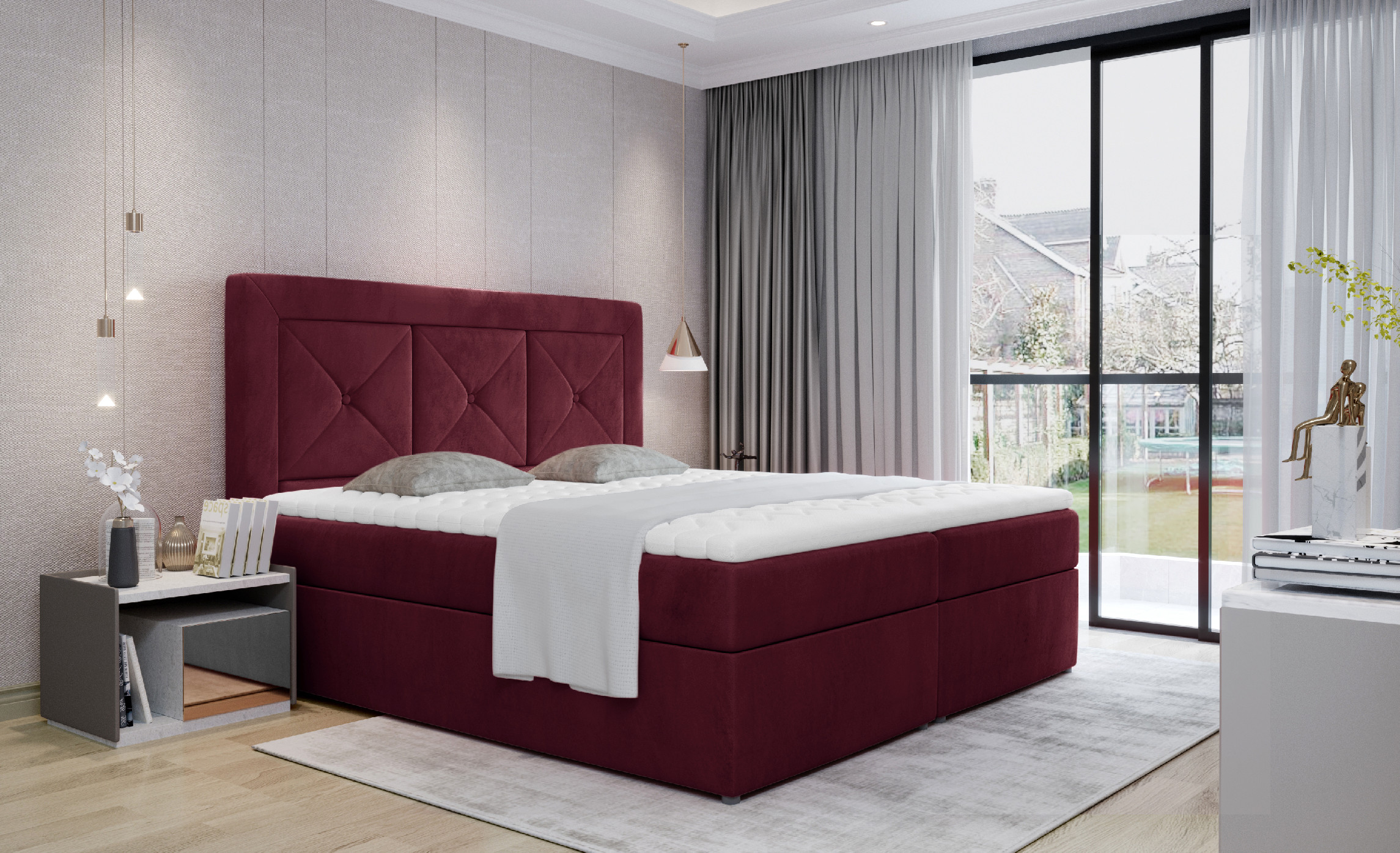 Boxspring Idris Rozměr: 180x200 cm