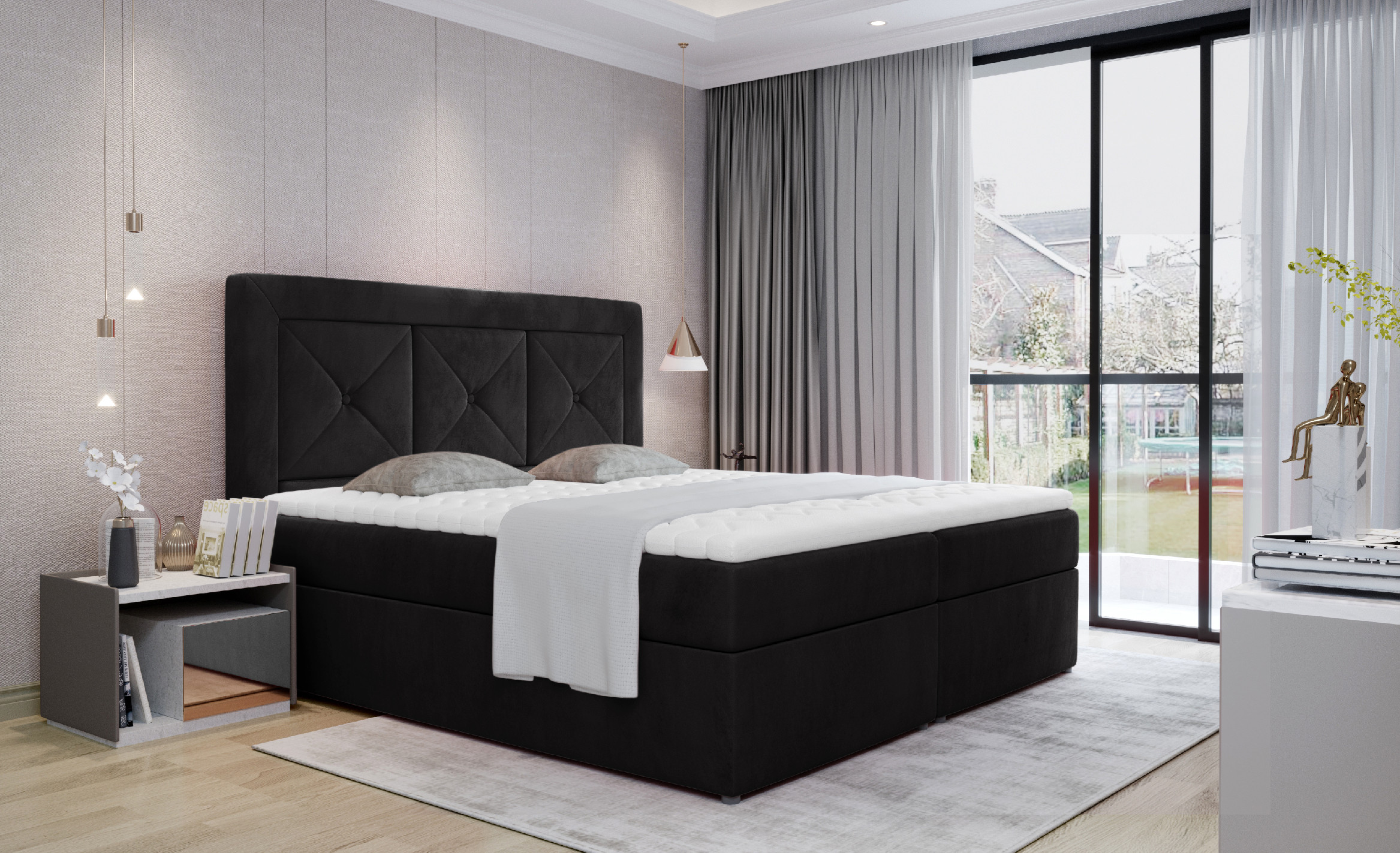 Boxspring Idris Rozměr: 180x200 cm