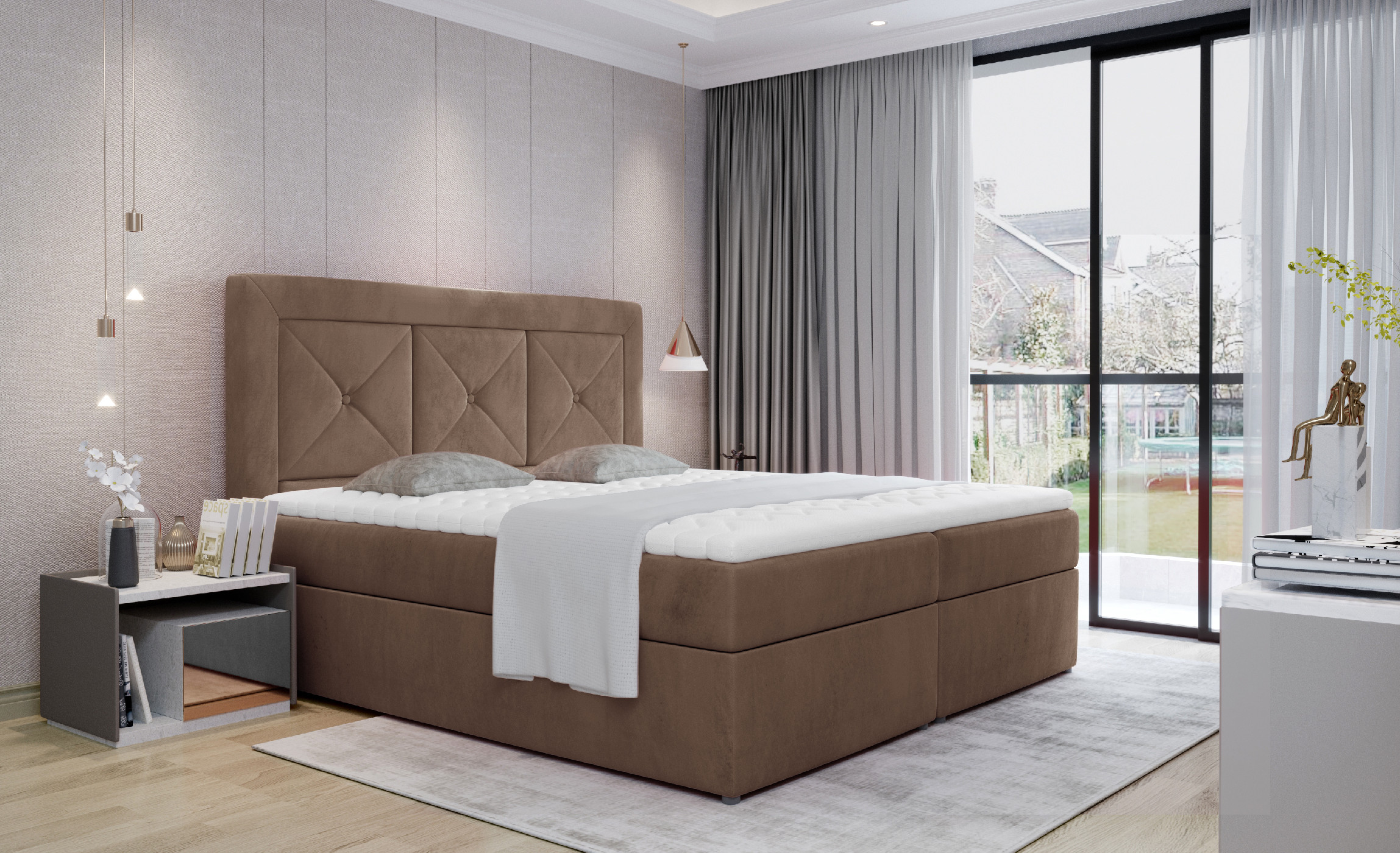 Boxspring Idris Rozměr: 180x200 cm