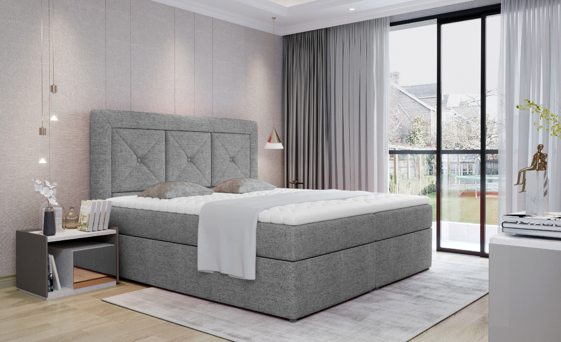 Boxspring Idris Rozměr: 180x200 cm