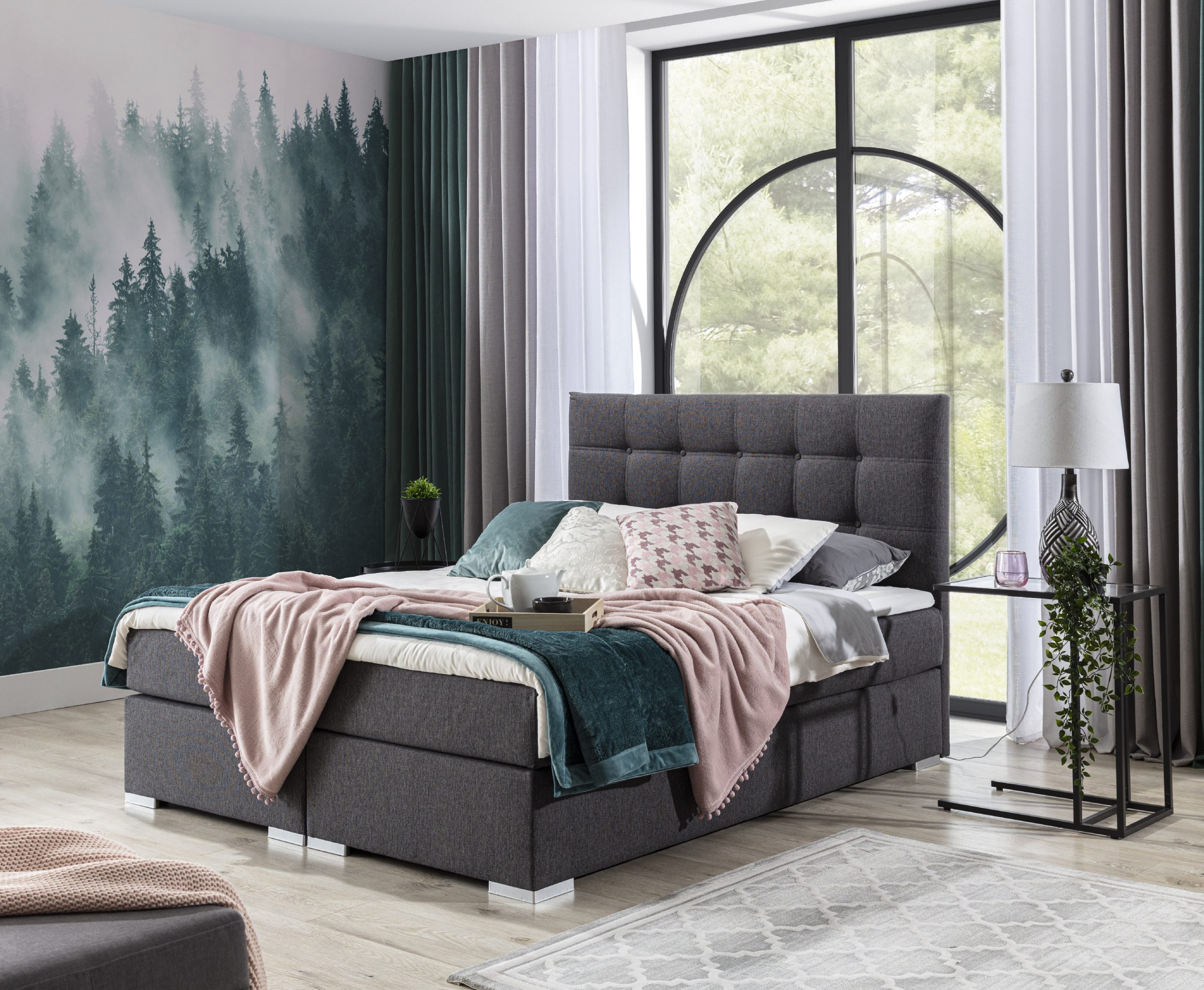 Boxspring Inez Rozměr: 140 x 200 cm