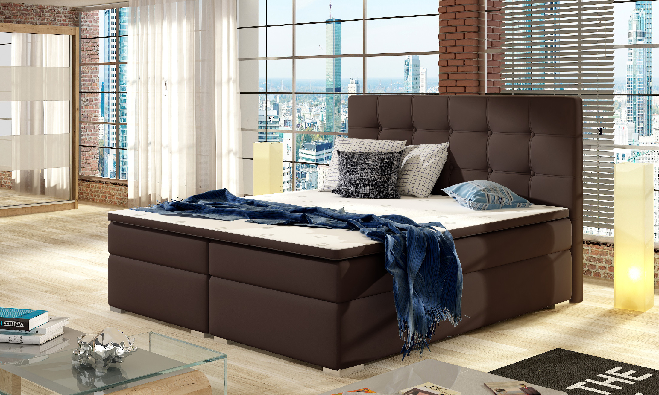 Boxspring Inez Rozměr: 140 x 200 cm