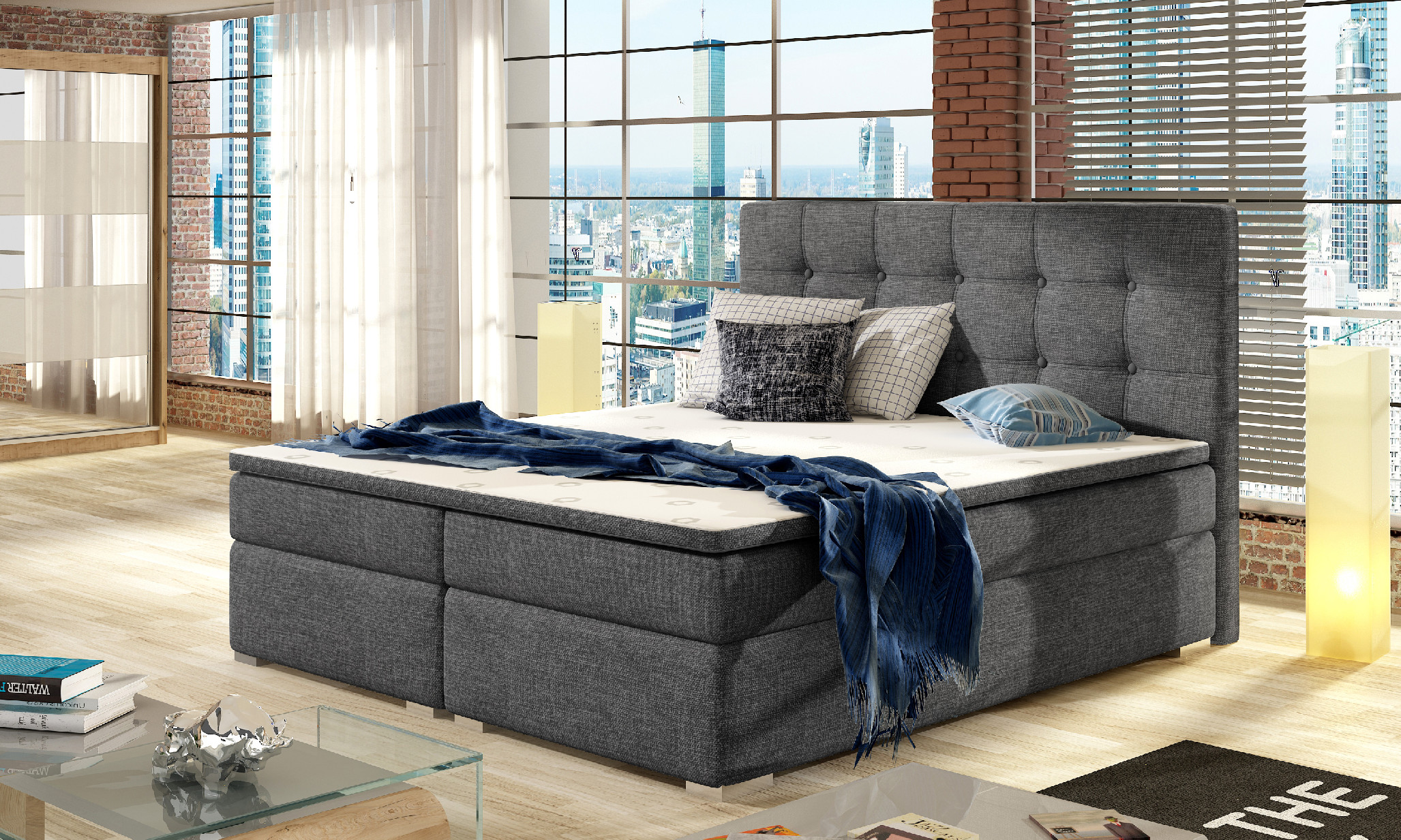Boxspring Inez Rozměr: 160x200 cm