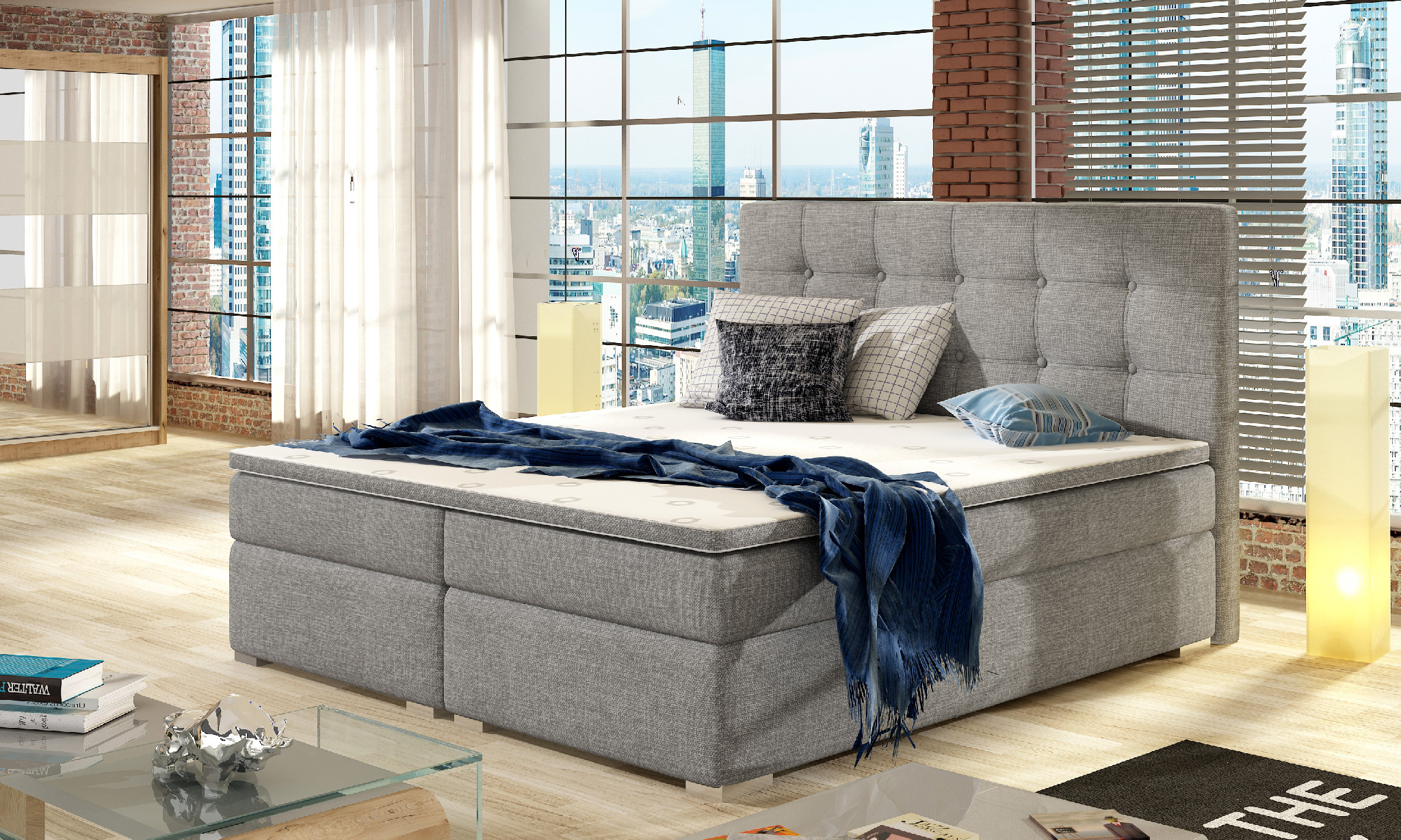 Boxspring Inez Rozměr: 160x200 cm