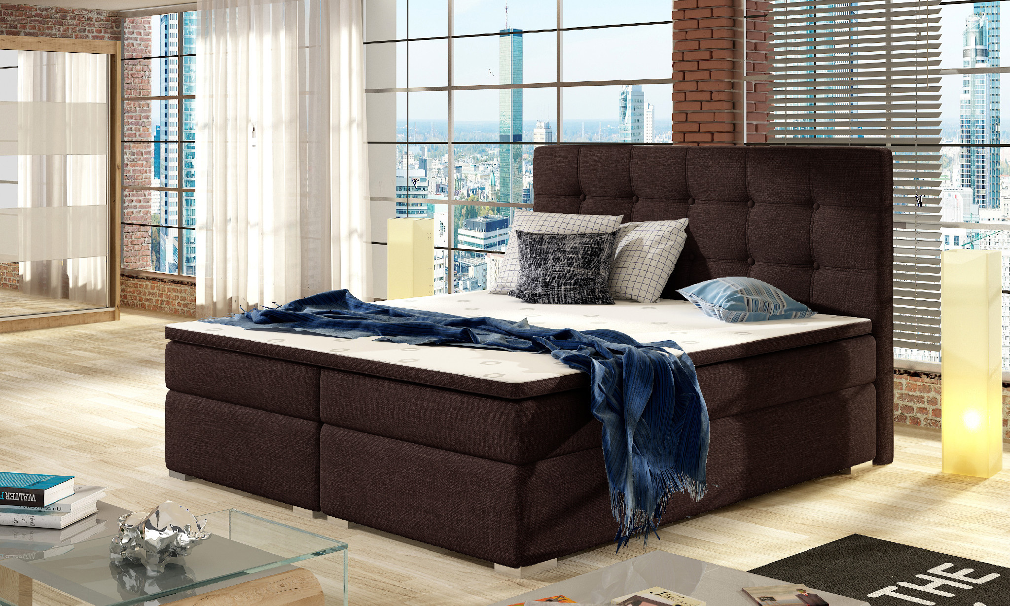 Boxspring Inez Rozměr: 160x200 cm