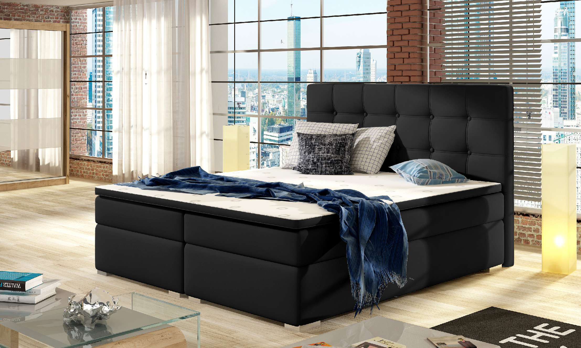 Boxspring Inez Rozměr: 180x200 cm