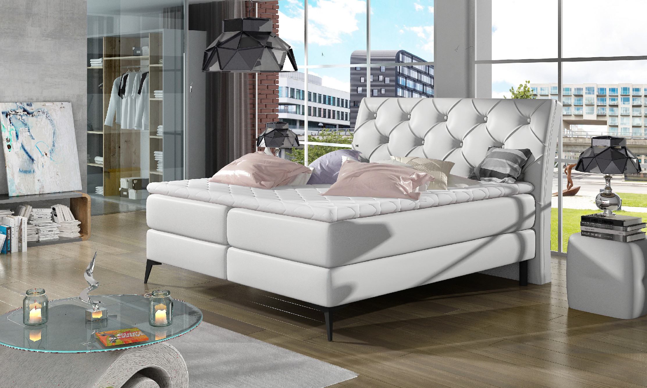 Boxspring Laos Rozměr: 140 x 200 cm