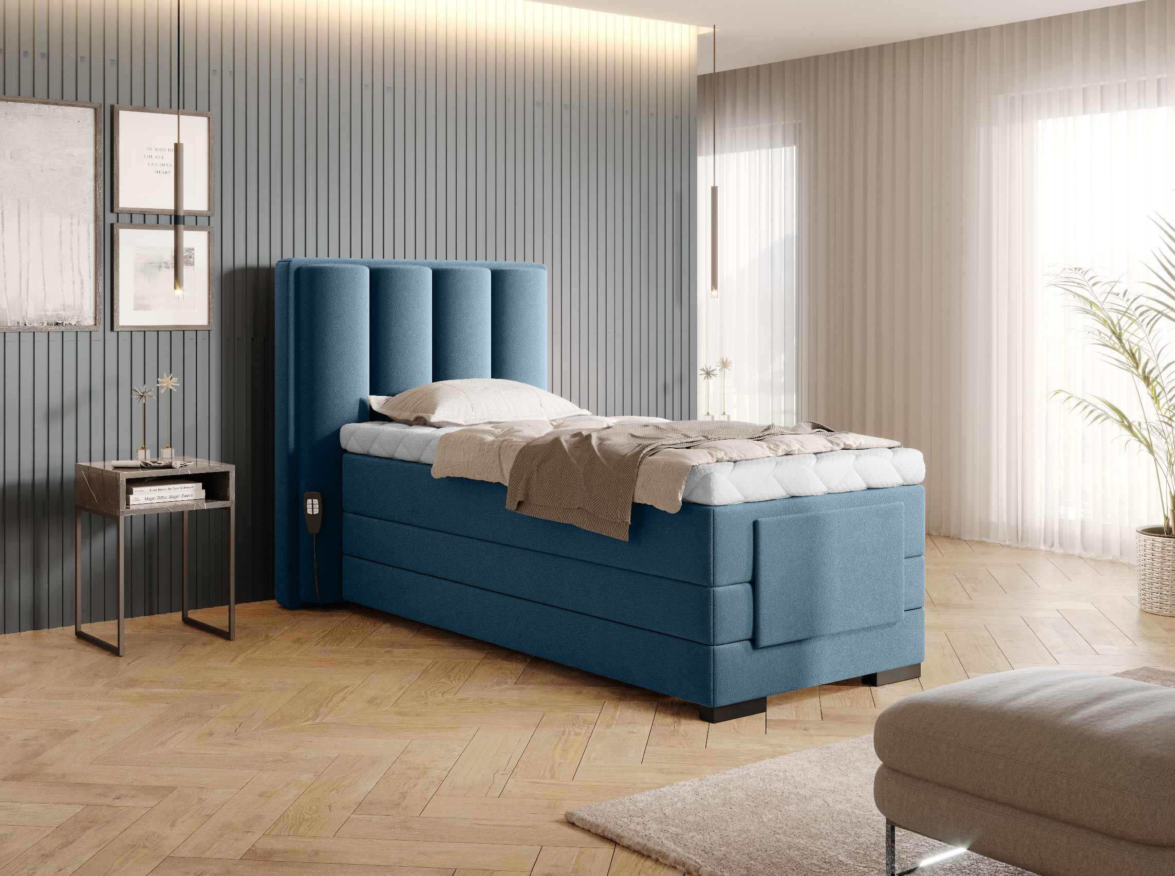 Boxspring Veros 90 Rozměr: 90 x 200 cm