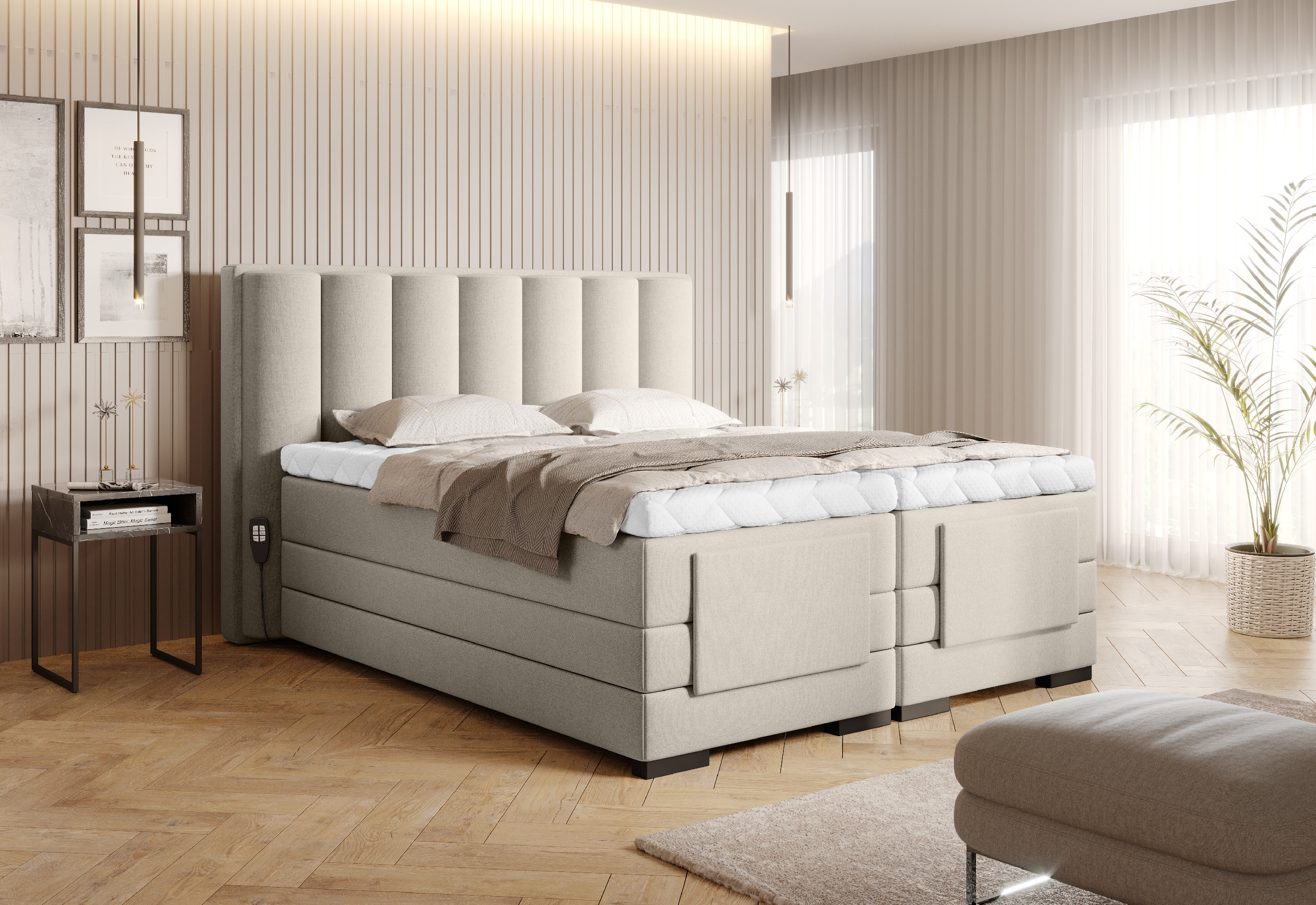 Boxspring Veros Rozměr: 140 x 200 cm