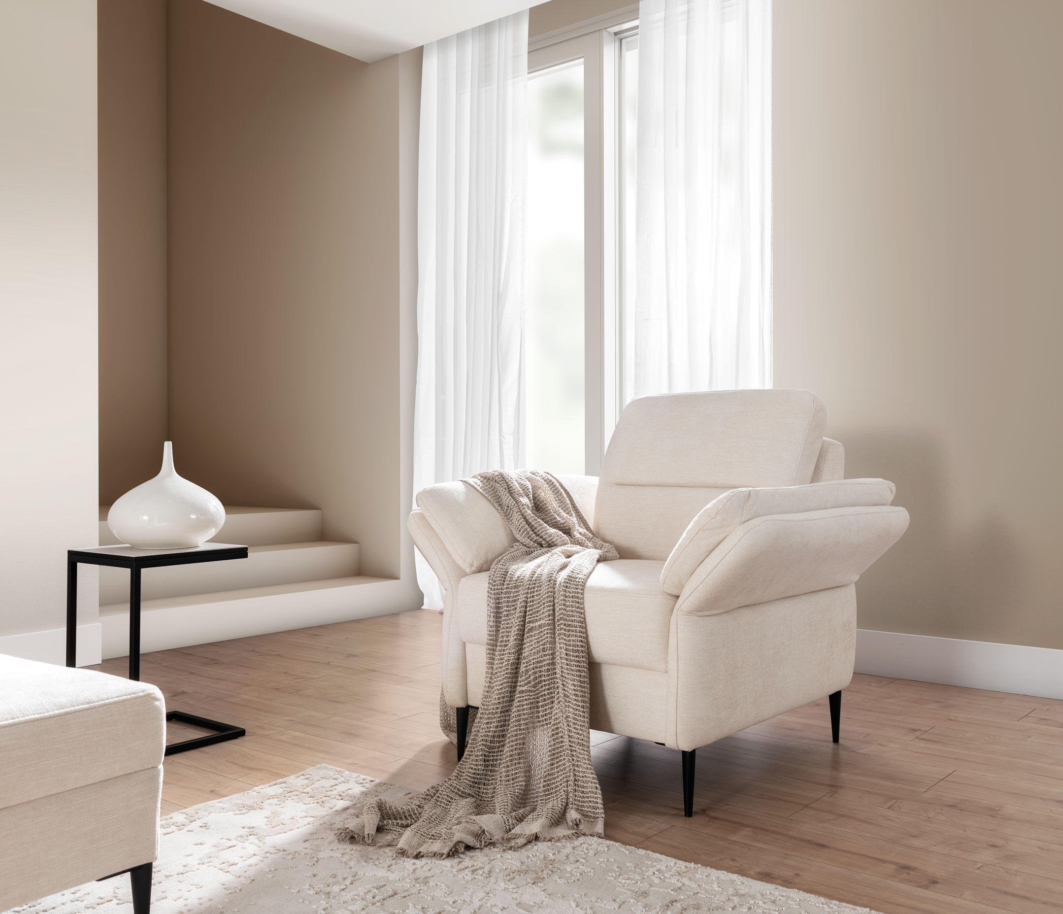 Křeslo Fosano Nožičky: Nožičky kovové - chrom