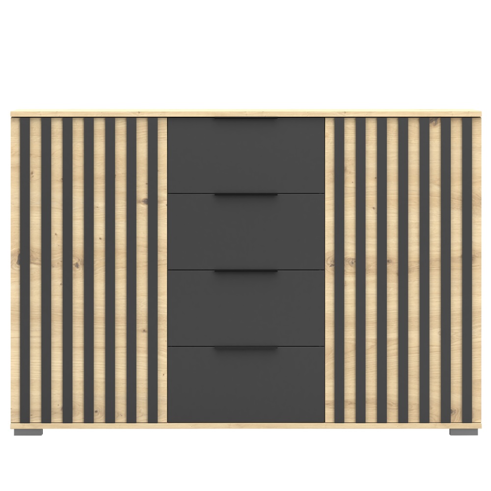 Komoda Werona 2D4S 26 Barva korpusu: Dub - Artisan