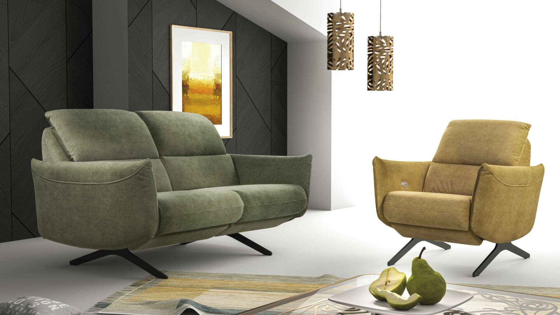 Křeslo Cirilo Provedení: 1SF - manuální polohování