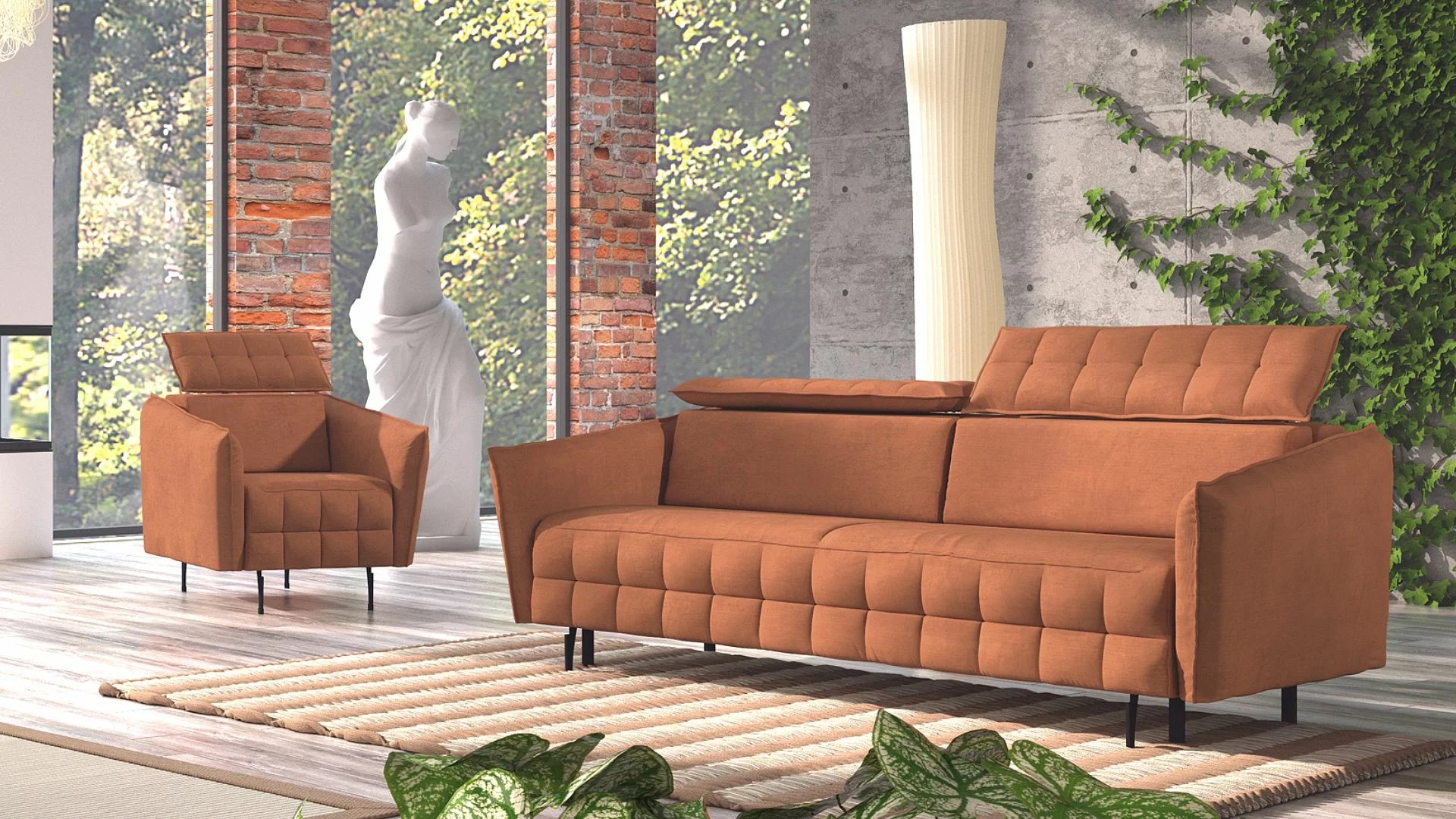 Pohovka Molta 3FBA Látka: Cremona 97