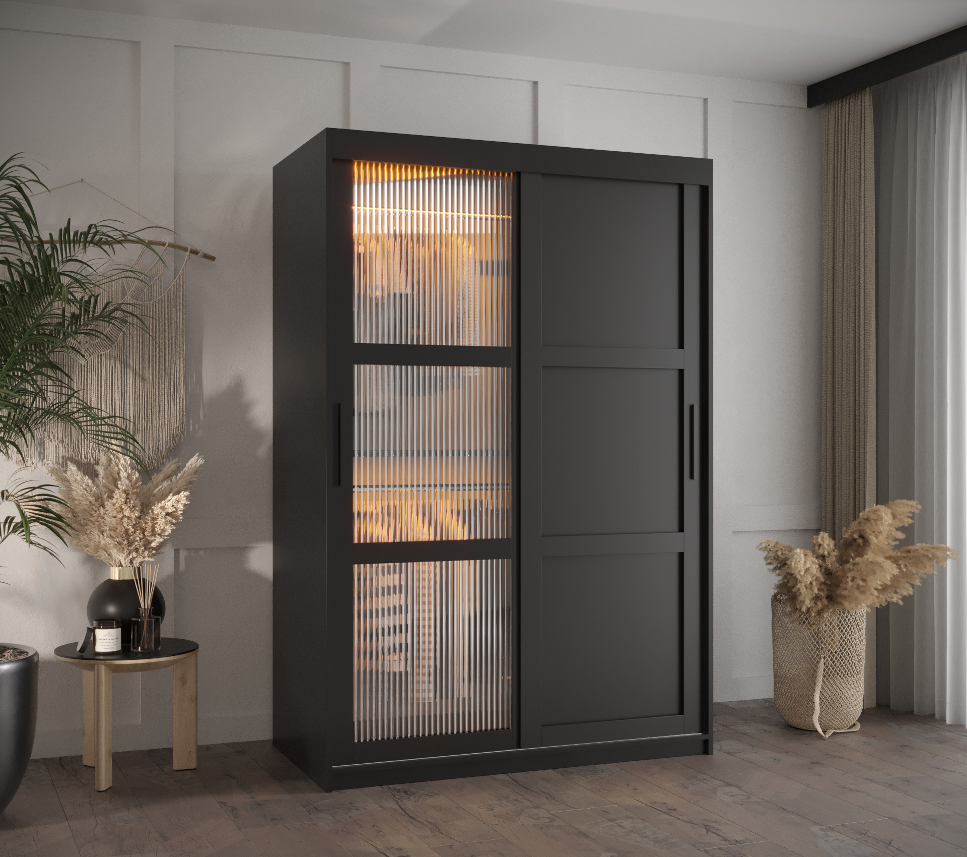 Šatní skříň Abi Flutes 3 Rozměry: 120 cm
