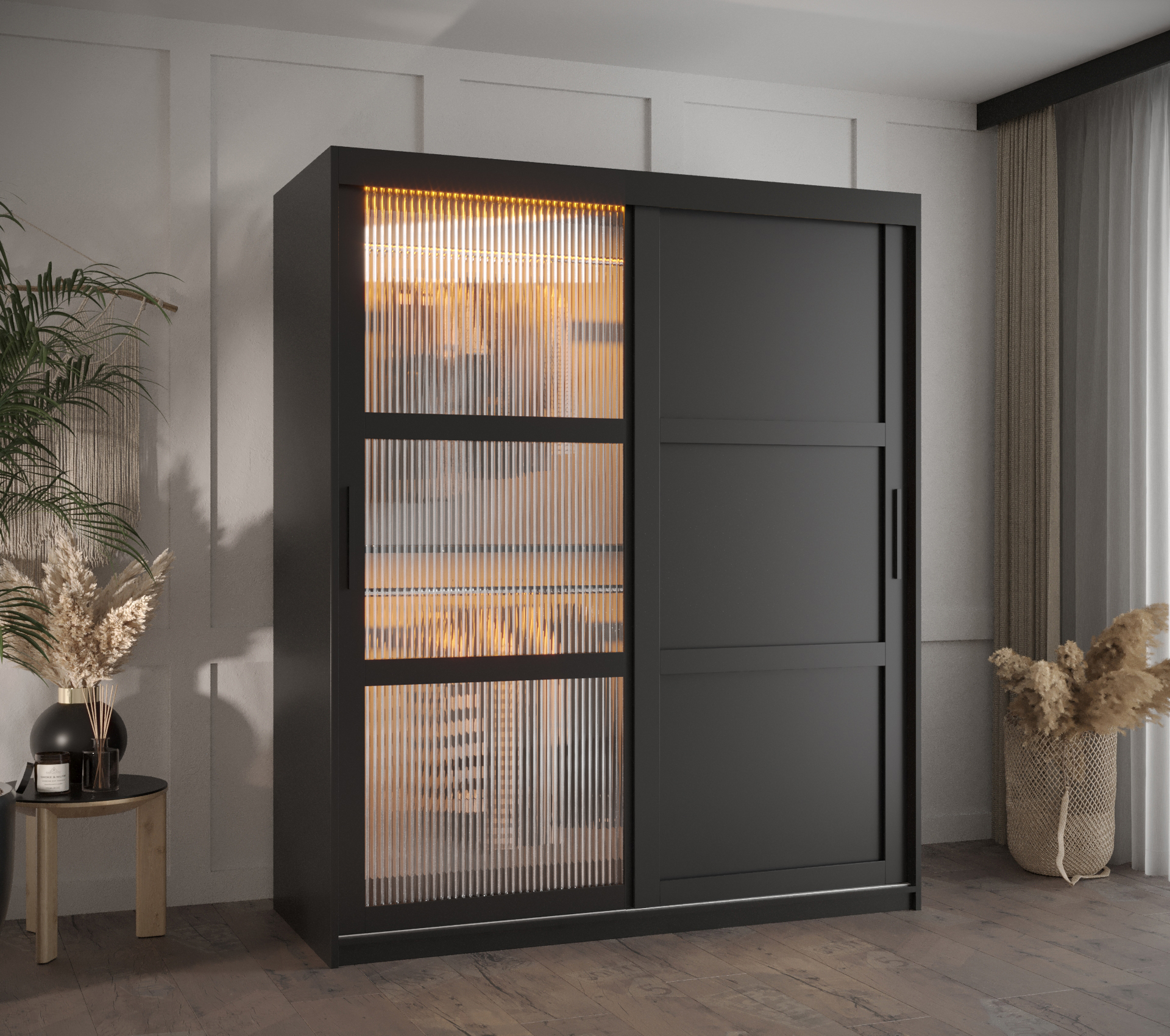 Šatní skříň Abi Flutes 3 Rozměry: 150 cm