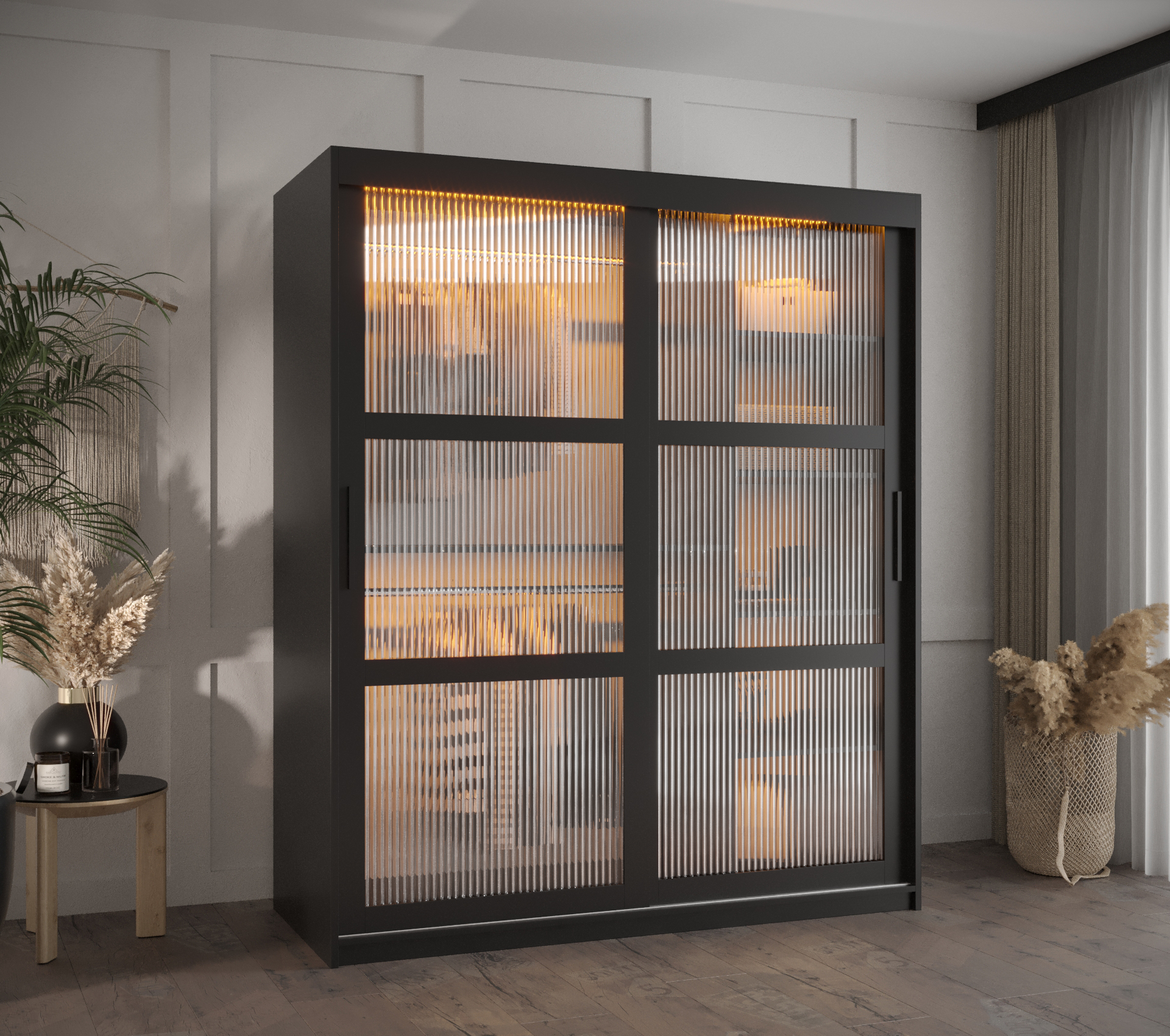 Šatní skříň Abi Flutes Rozměry: 150 cm