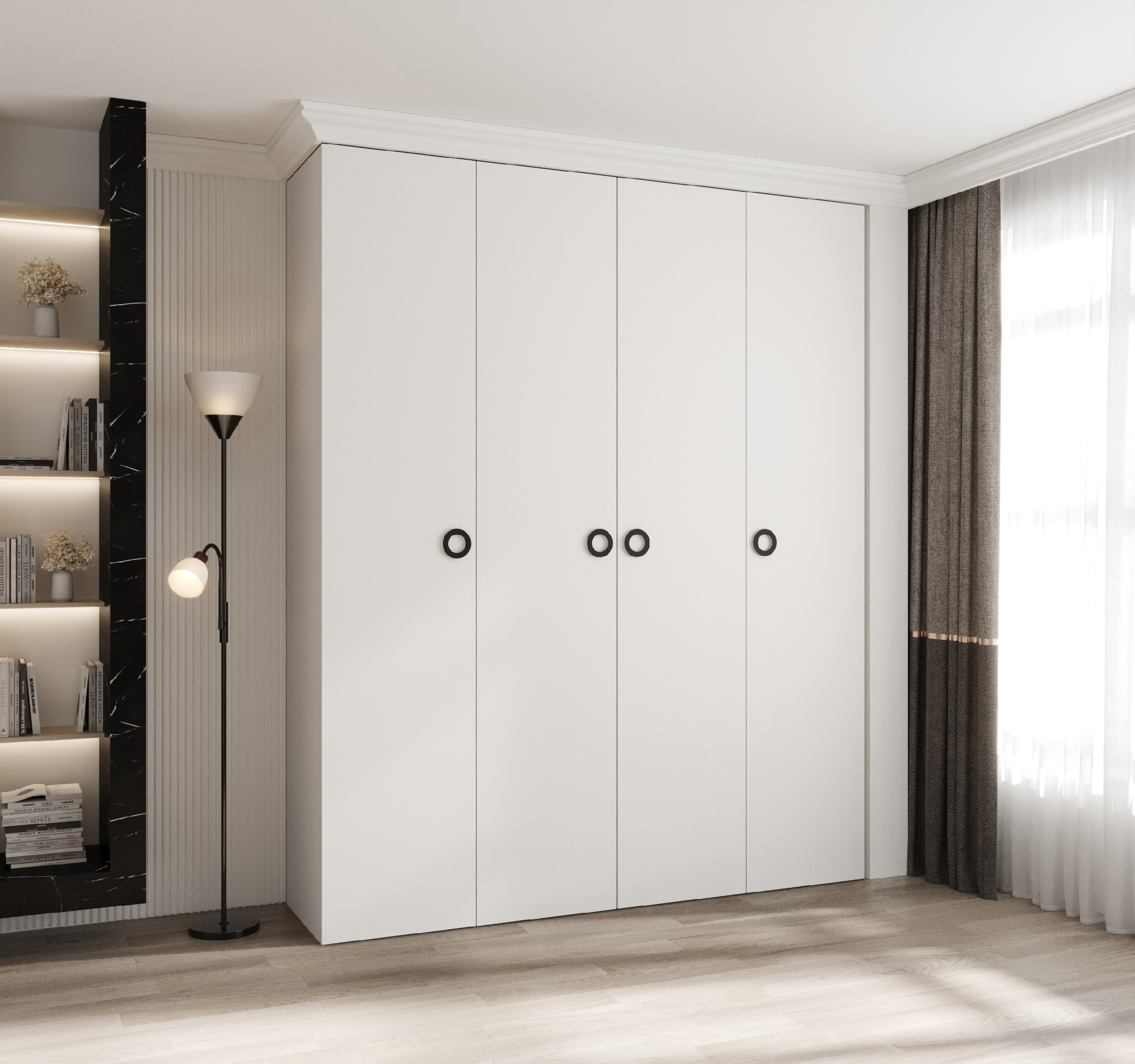 Šatní skříň Como 1 - hloubka 40 cm Rozměry: 200 cm