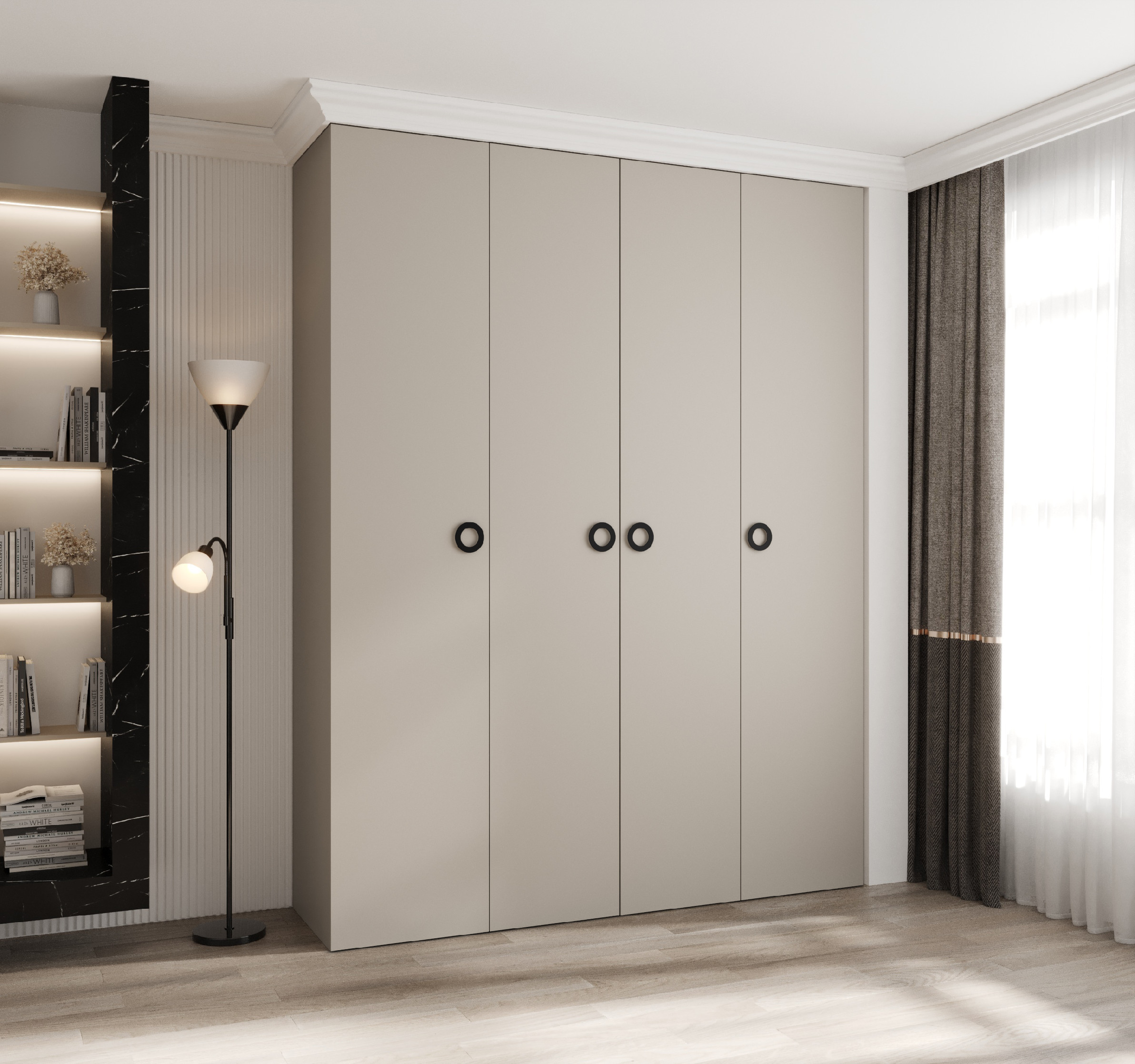 Šatní skříň Como 1 - hloubka 50 cm Rozměry: 190 cm