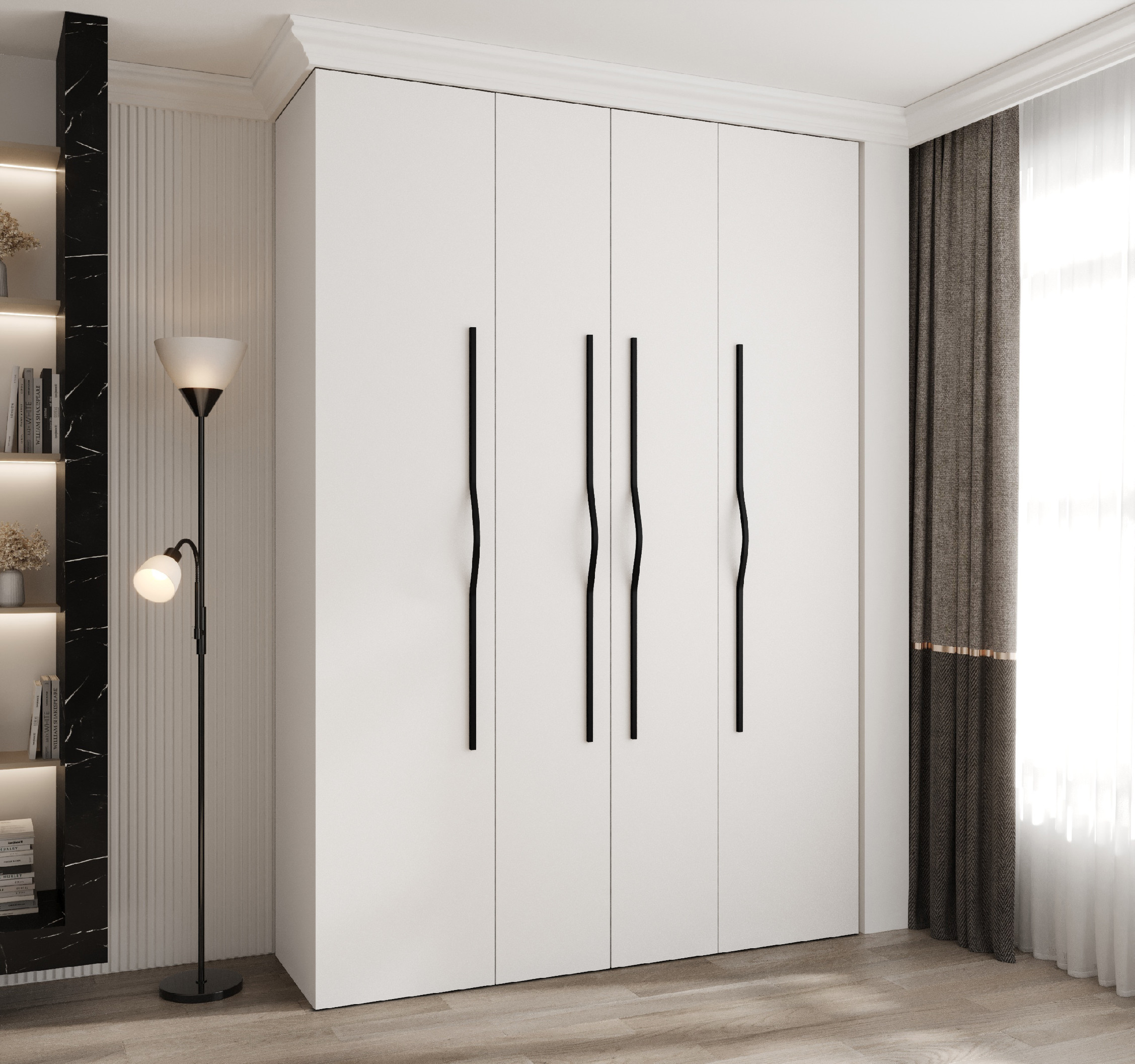 Šatní skříň Como 2 - hloubka 40 cm Rozměry: 170 cm