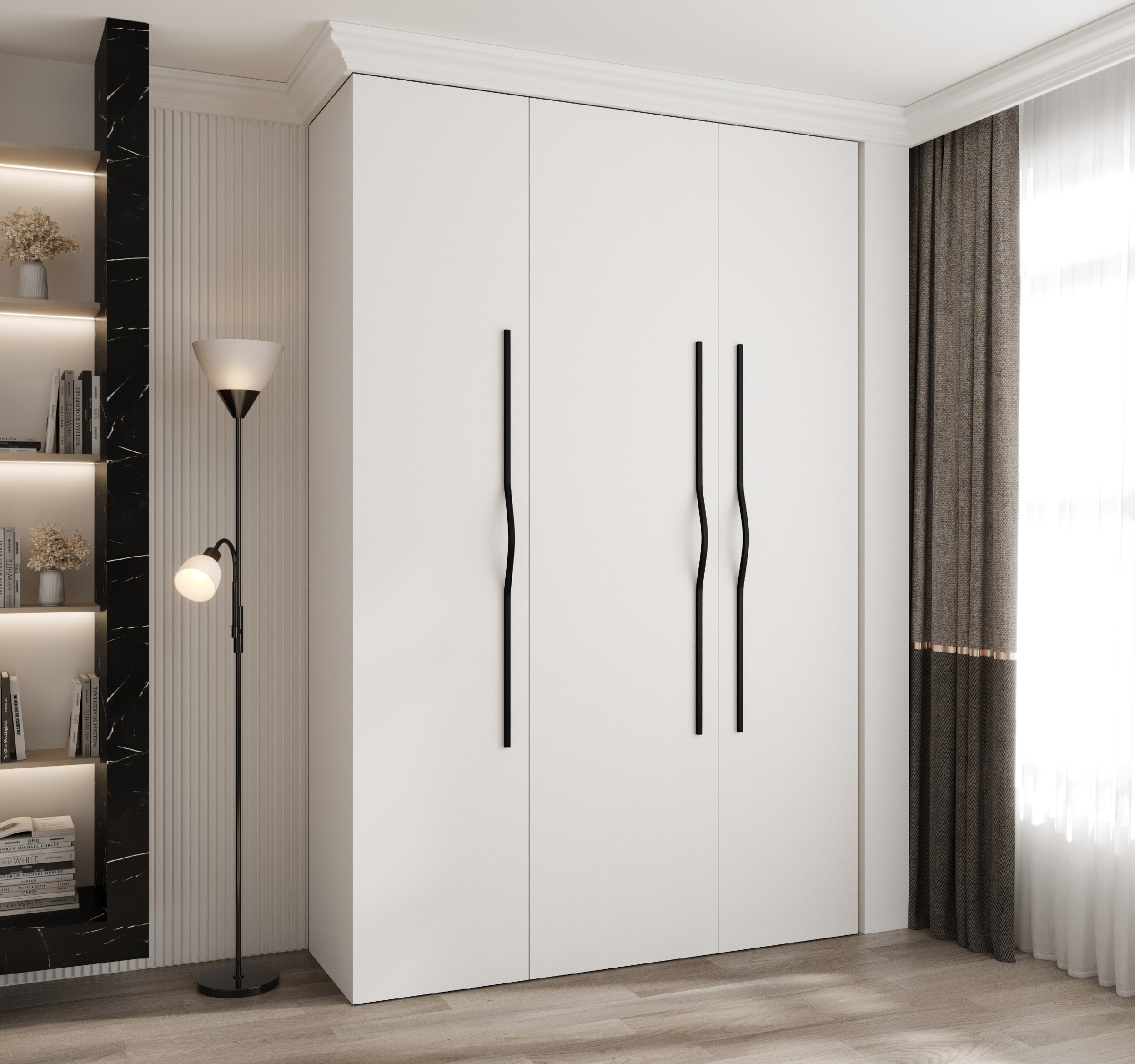 Šatní skříň Como 2 - hloubka 50 cm Rozměry: 160 cm