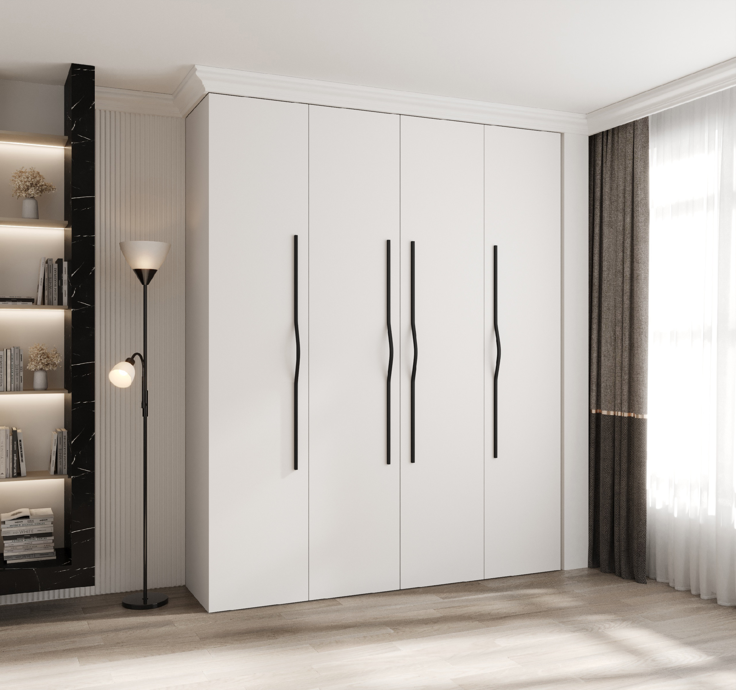 Šatní skříň Como 2 - hloubka 50 cm Rozměry: 200 cm