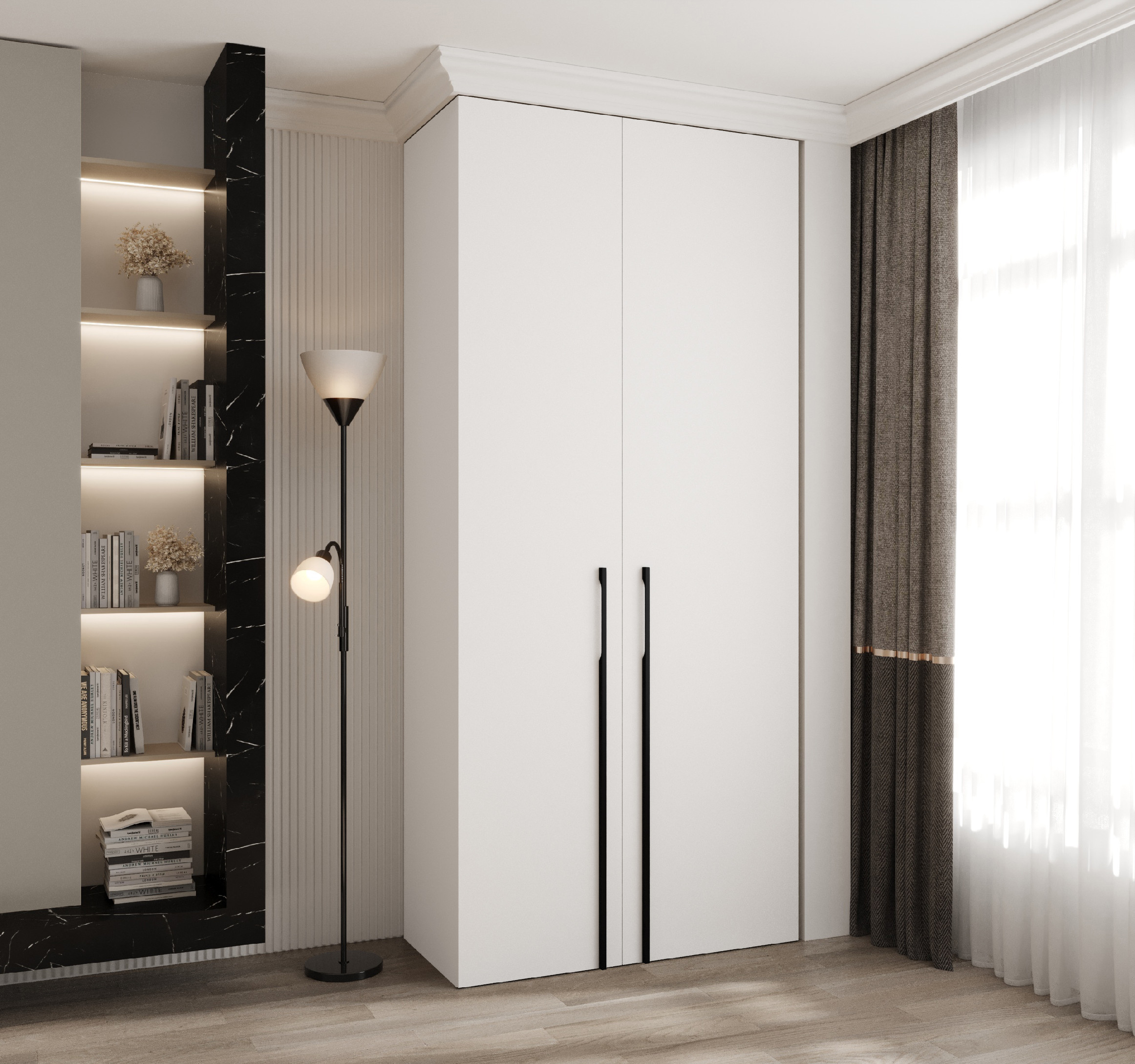 Šatní skříň Como 3 - hloubka 40 cm Rozměry: 110 cm