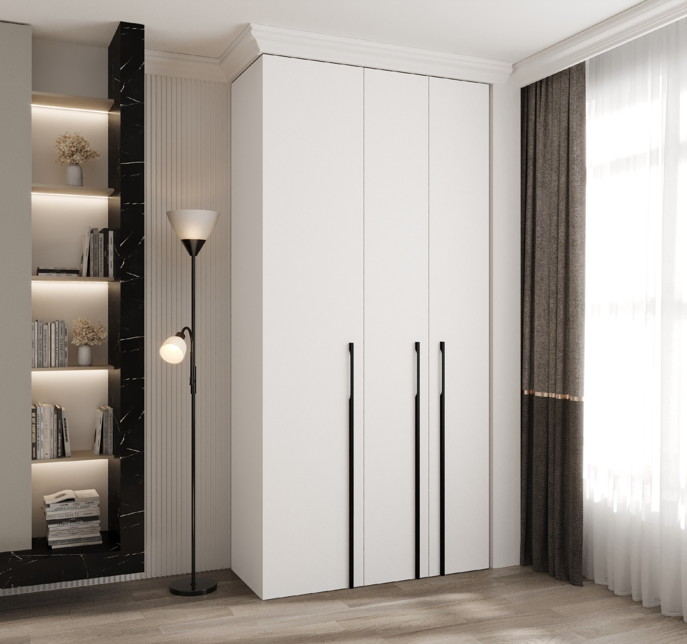 Šatní skříň Como 3 - hloubka 40 cm Rozměry: 120 cm