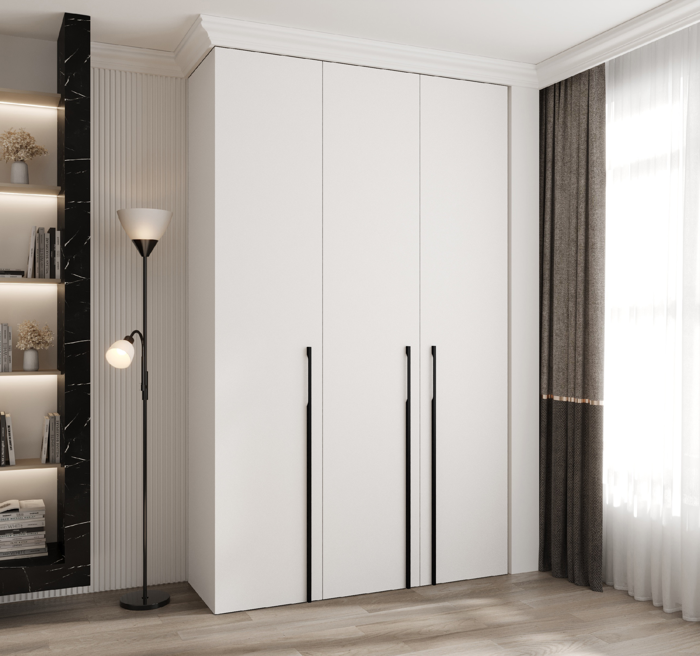 Šatní skříň Como 3 - hloubka 40 cm Rozměry: 150 cm