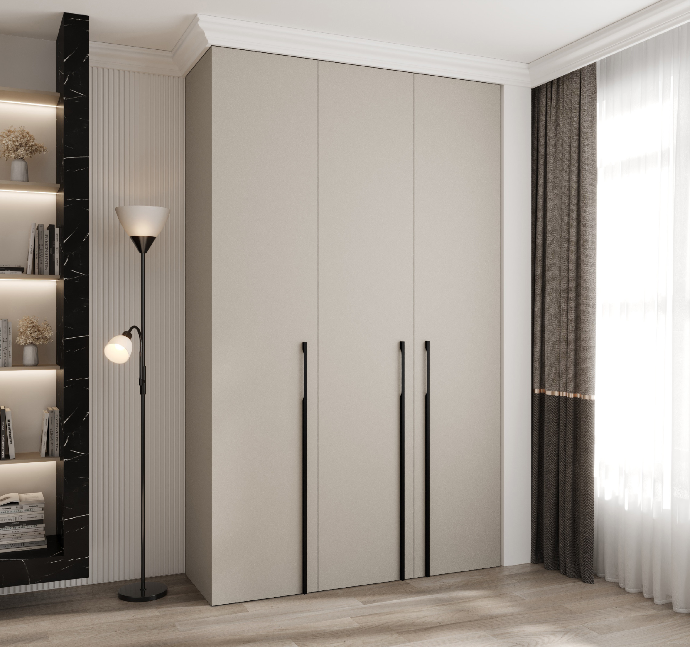 Šatní skříň Como 3 - hloubka 40 cm Rozměry: 150 cm