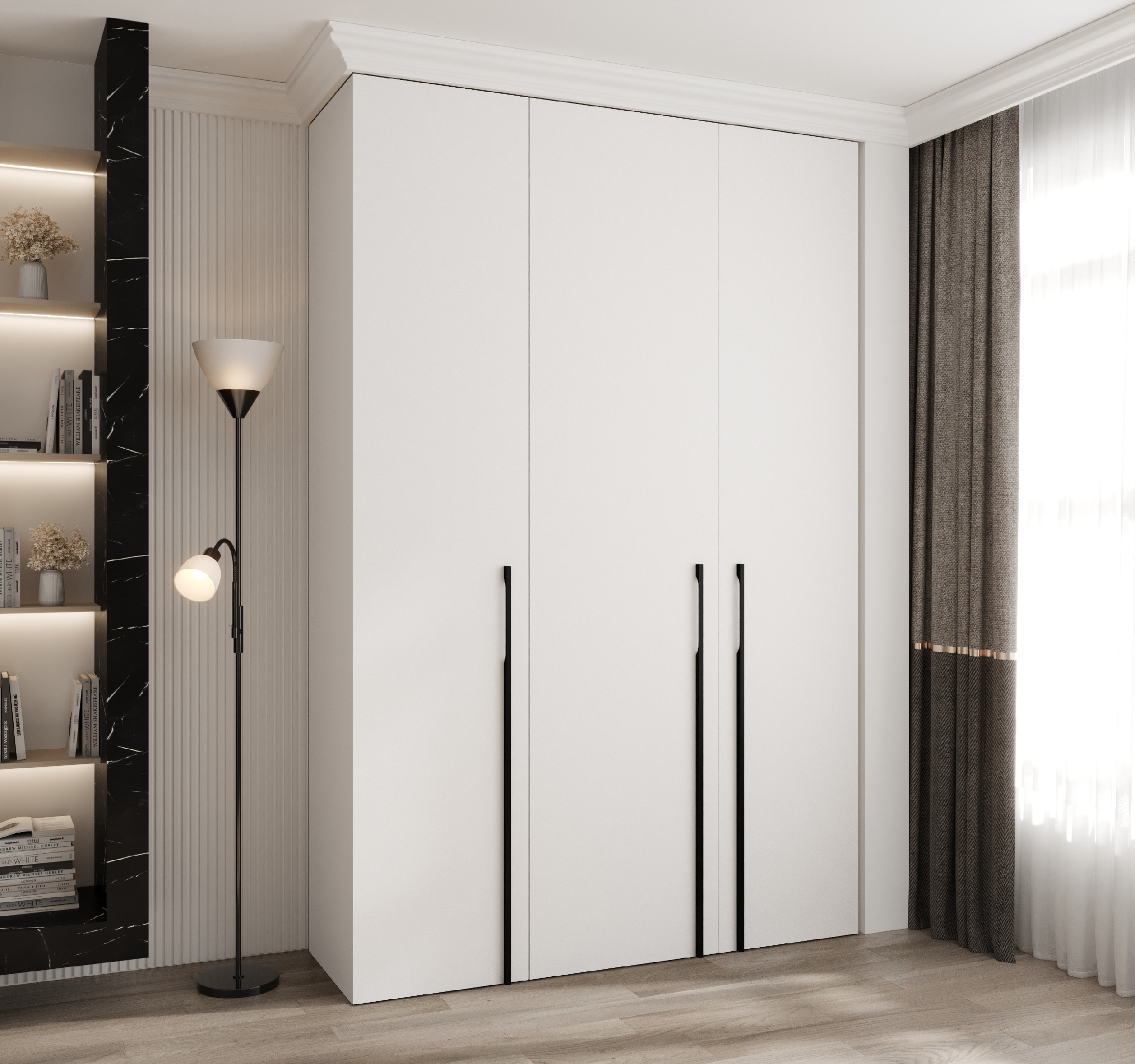 Šatní skříň Como 3 - hloubka 40 cm Rozměry: 160 cm