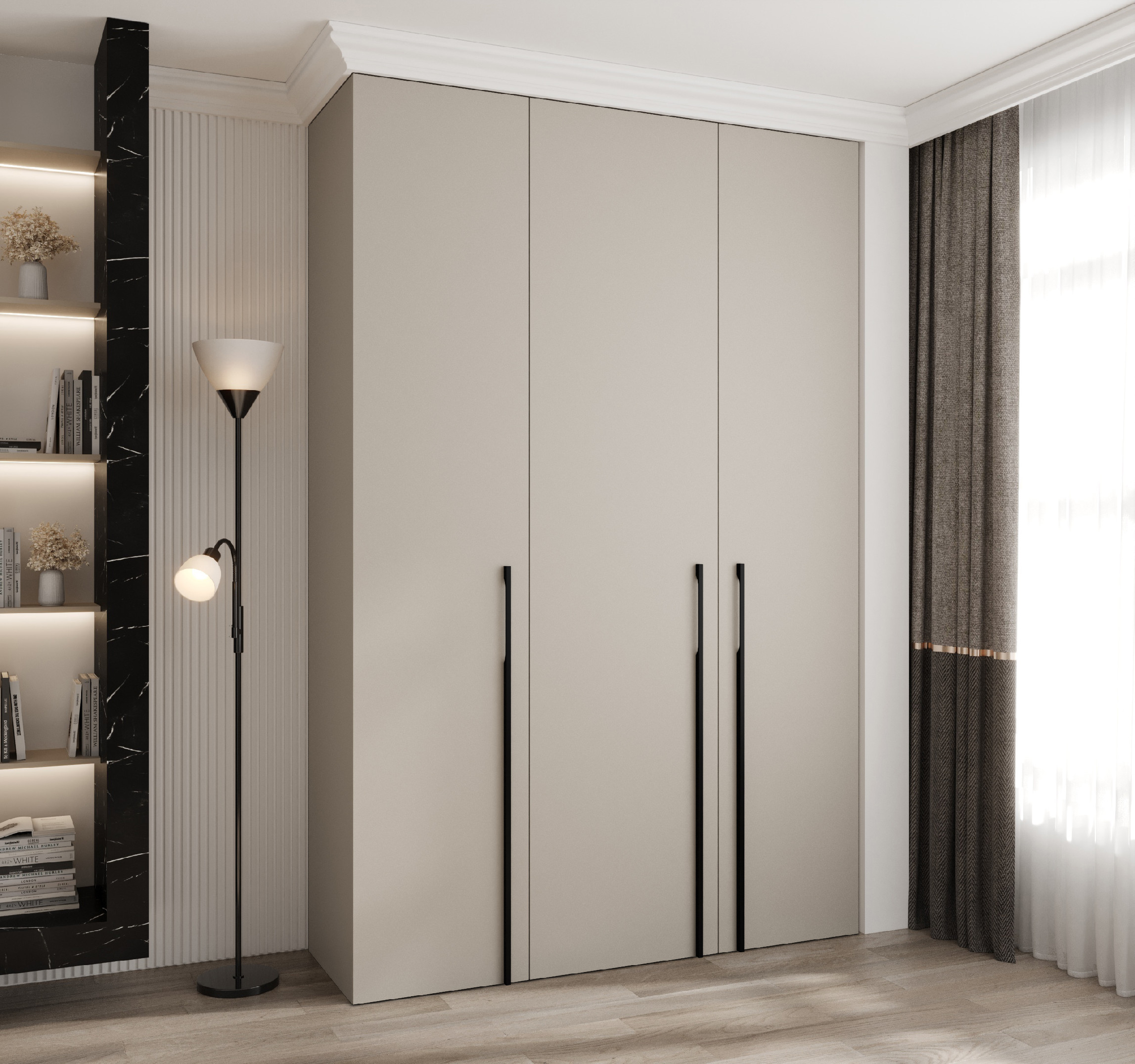 Šatní skříň Como 3 - hloubka 40 cm Rozměry: 160 cm