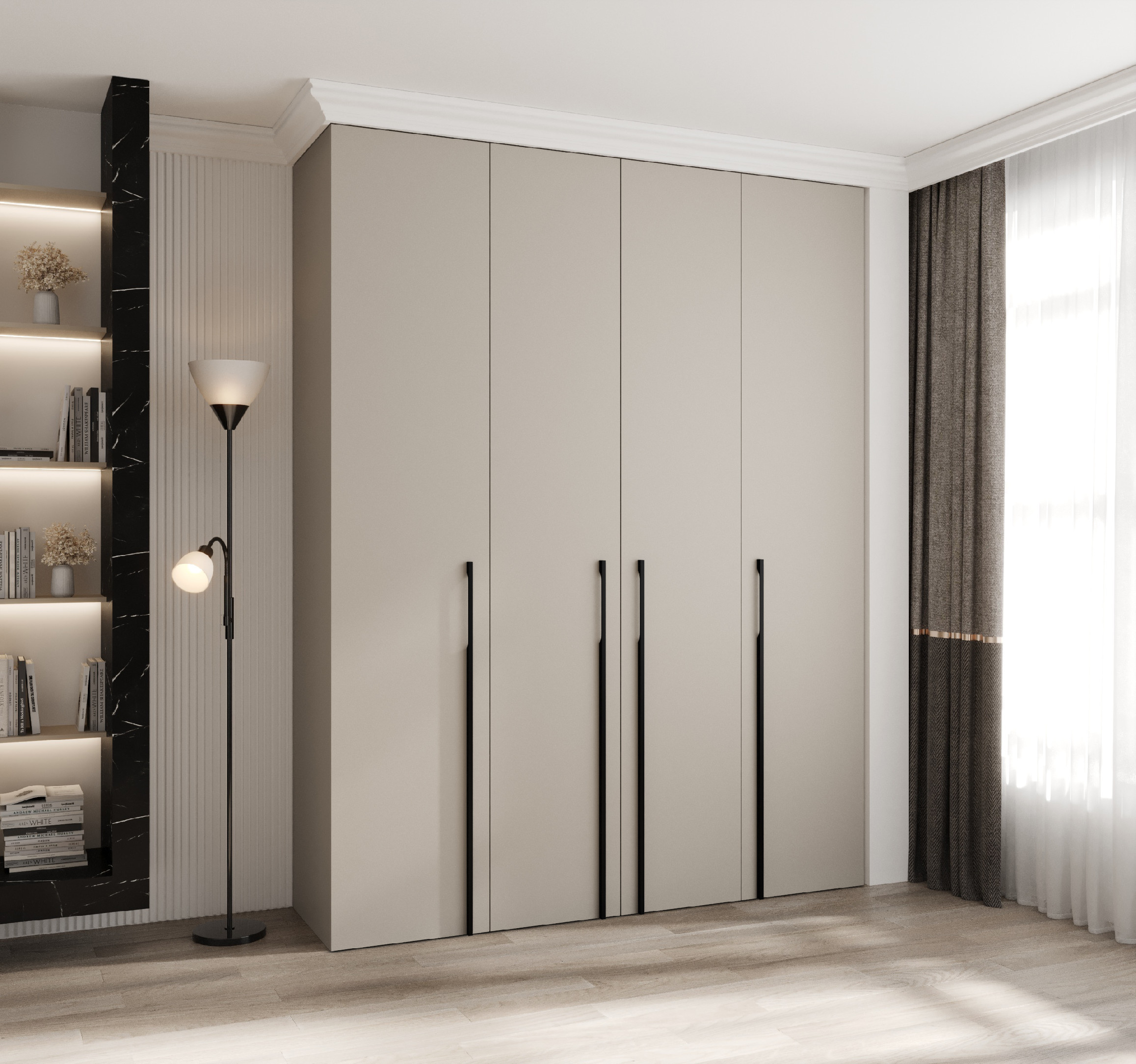 Šatní skříň Como 3 - hloubka 40 cm Rozměry: 190 cm