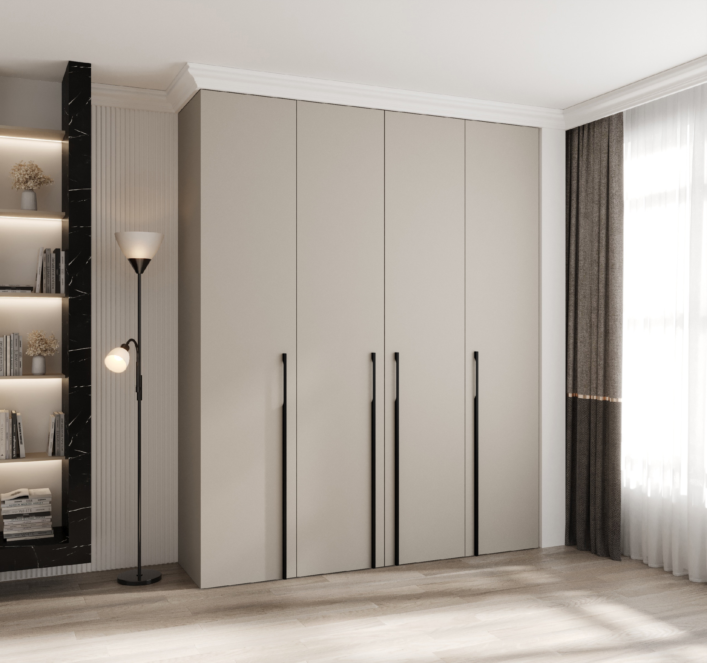 Šatní skříň Como 3 - hloubka 40 cm Rozměry: 200 cm