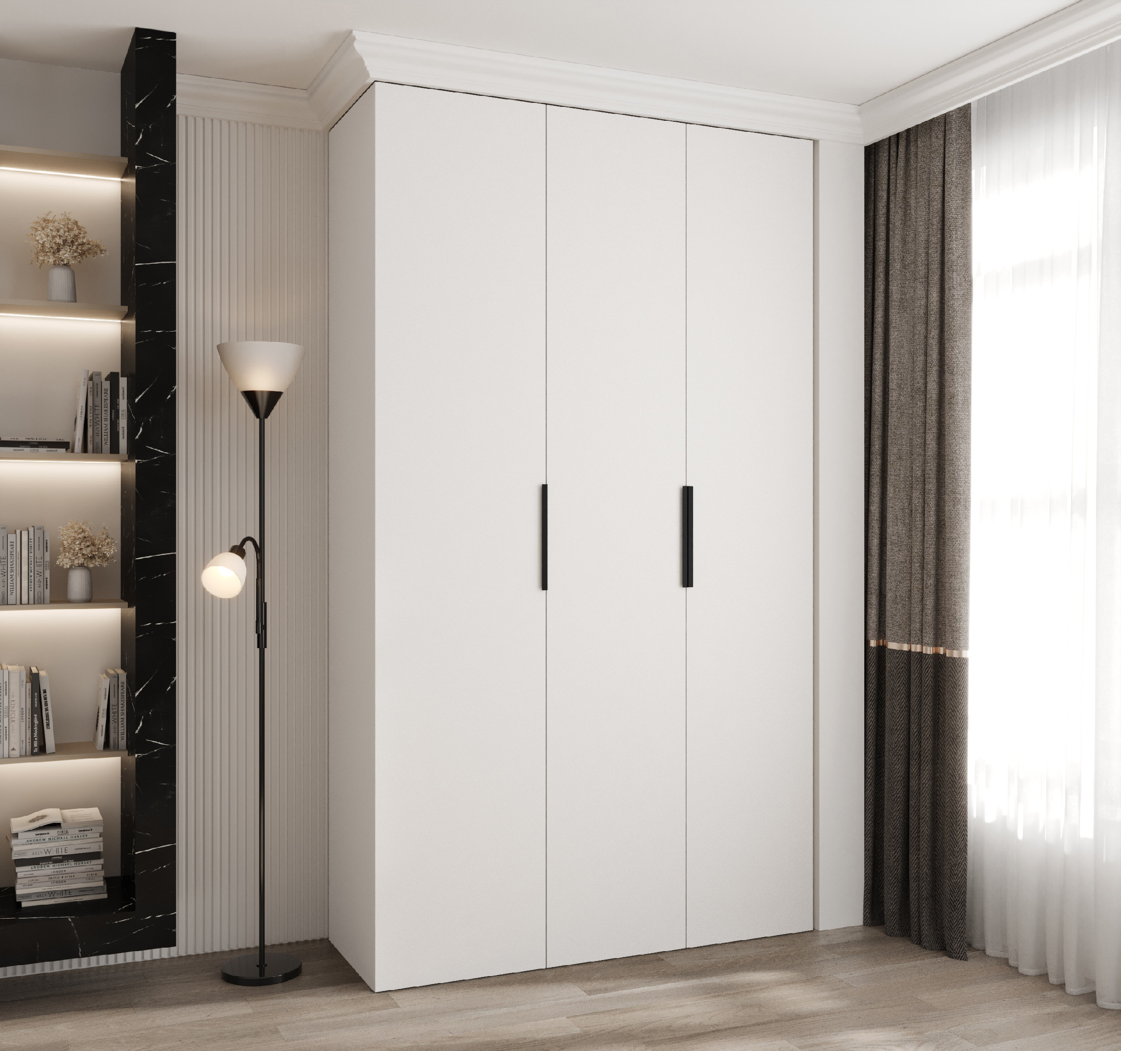 Šatní skříň Como 4 - hloubka 40 cm Rozměry: 140 cm