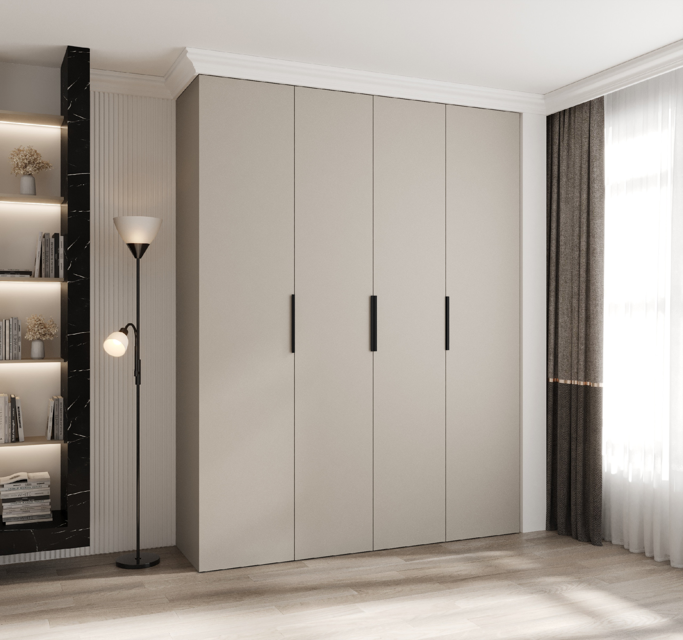 Šatní skříň Como 4 - hloubka 40 cm Rozměry: 190 cm