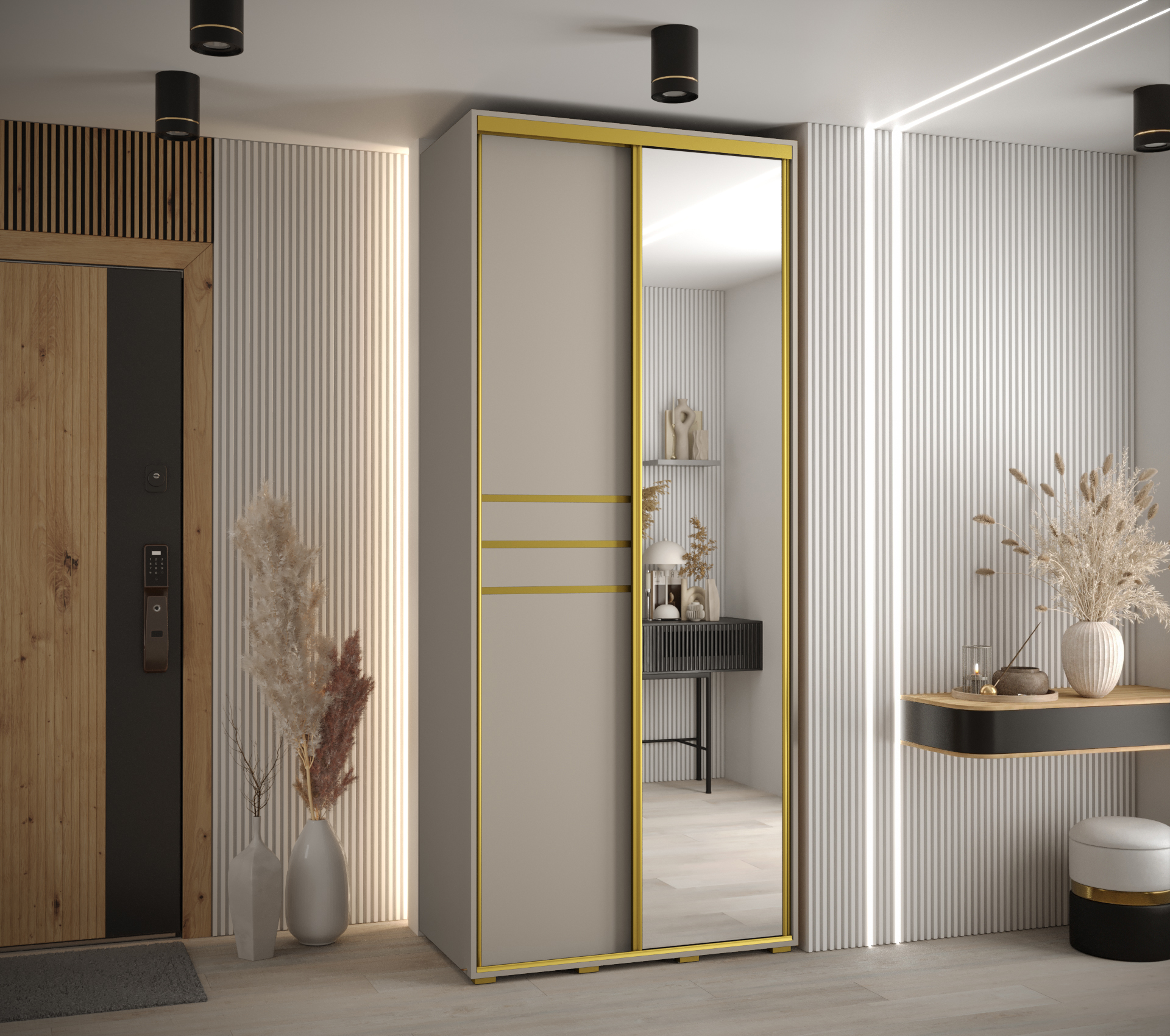 Šatní skříň Dakota 11 - hloubka 45 cm Rozměry: 100 cm